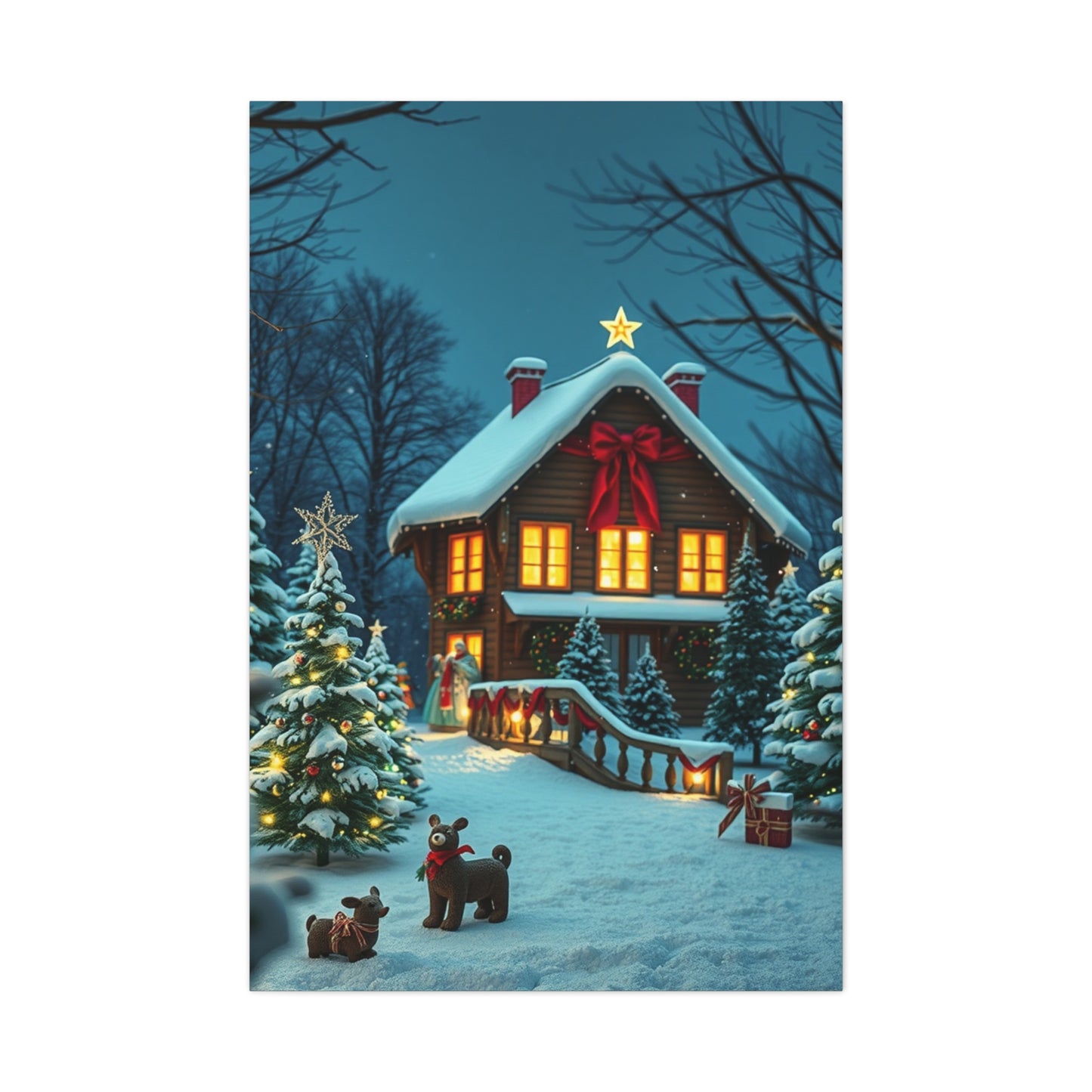 Nostalgic Noël Elegance Wall Art