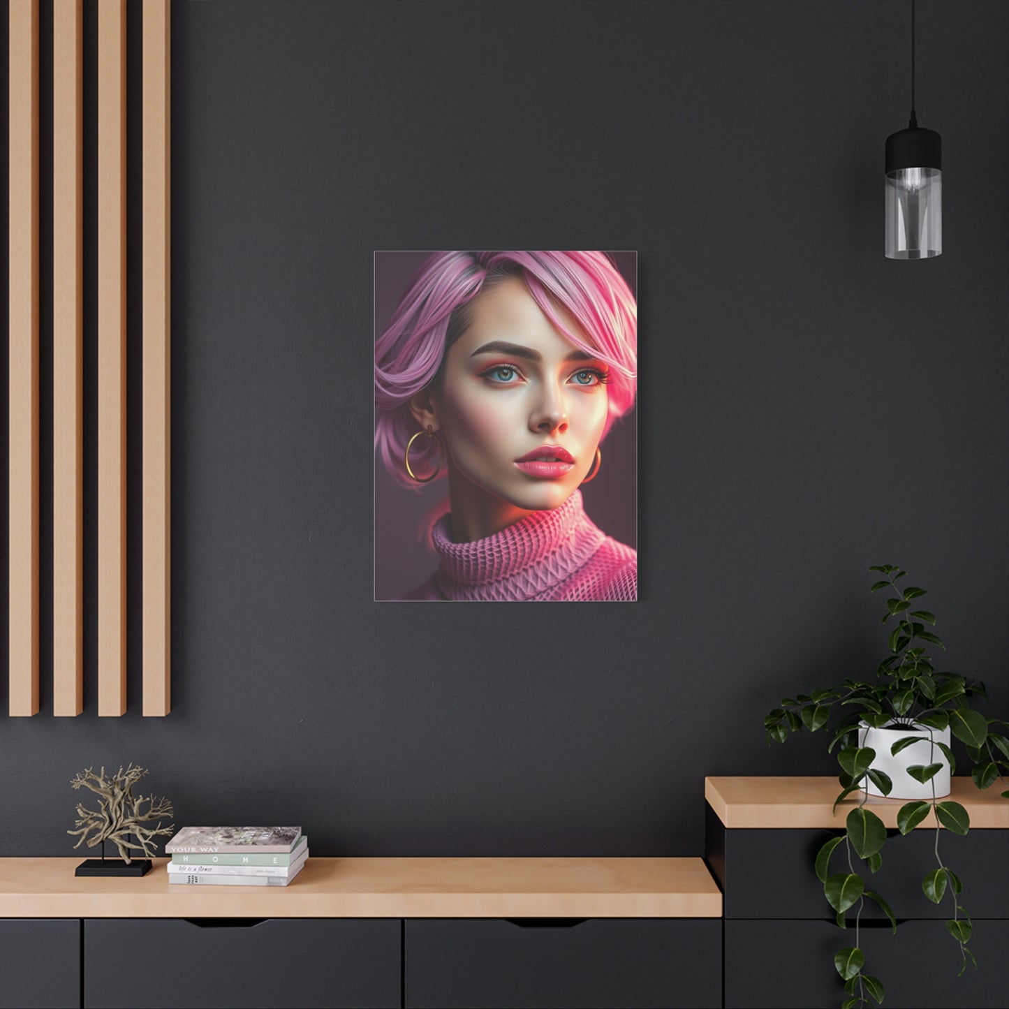 Rosé Reverie Canvas Wall Art & Canvas Print