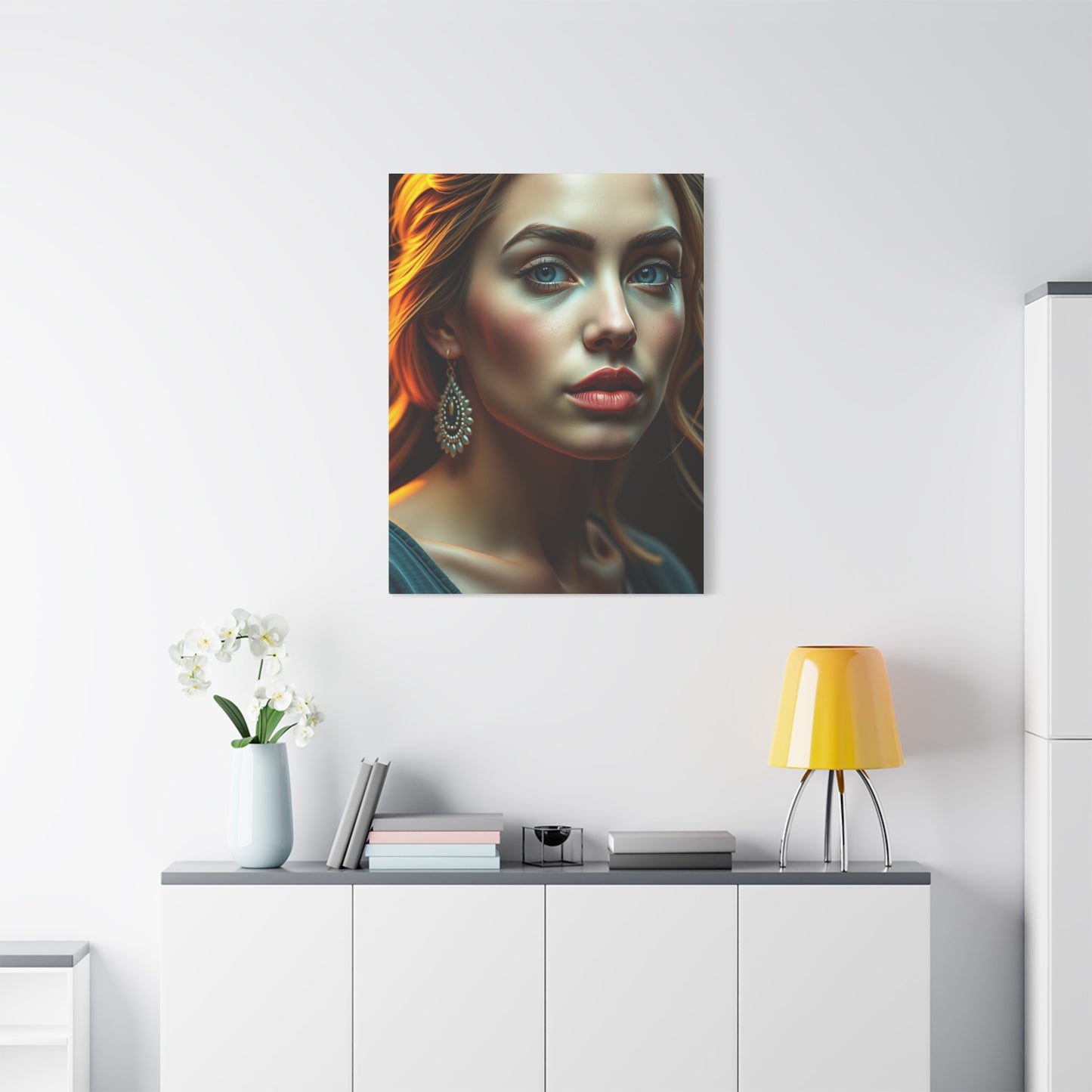 Celestial Muse Portrait Wall Art & Canvas Print
