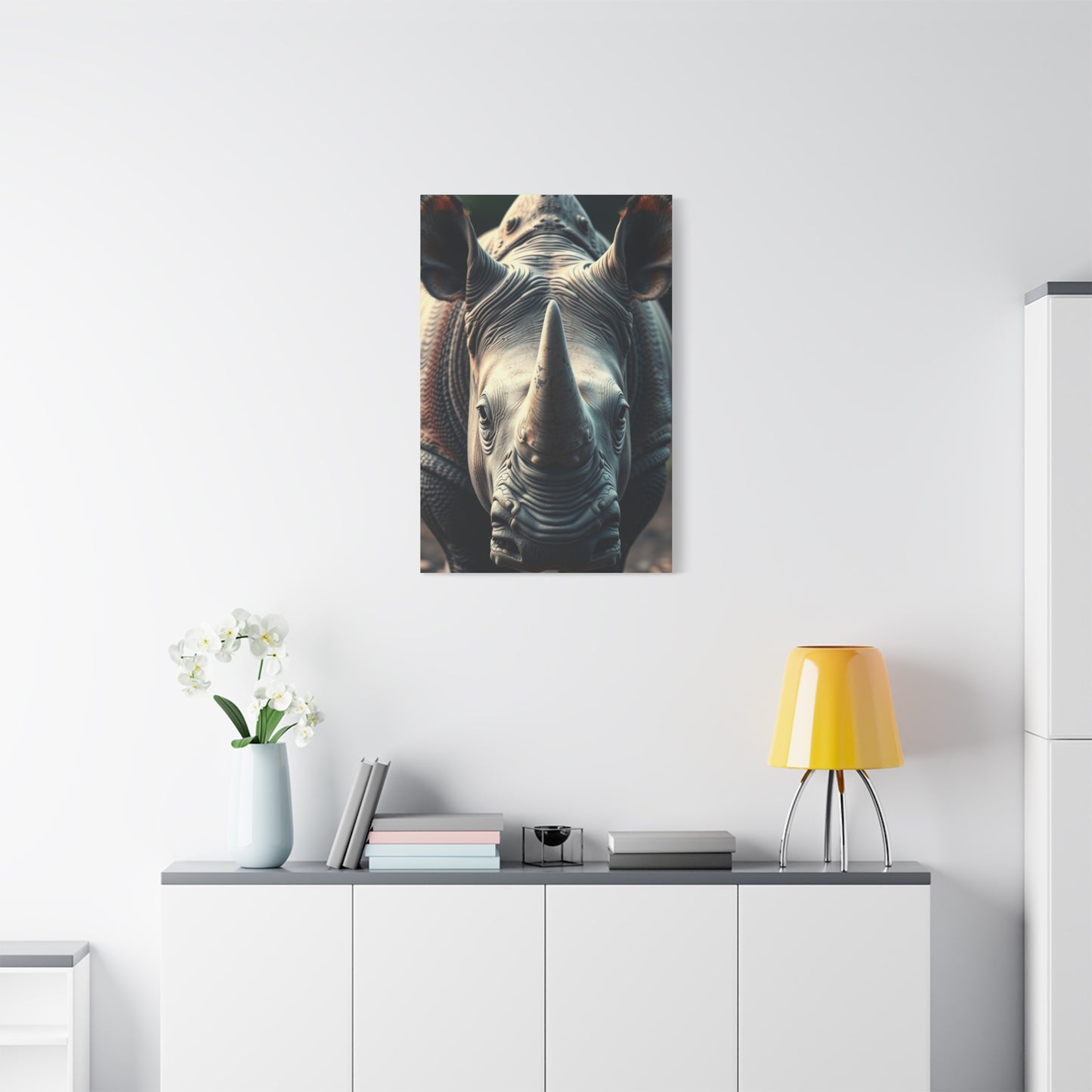 Masterpiece Rhinoceros Art Vision Wall Art & Canvas Print