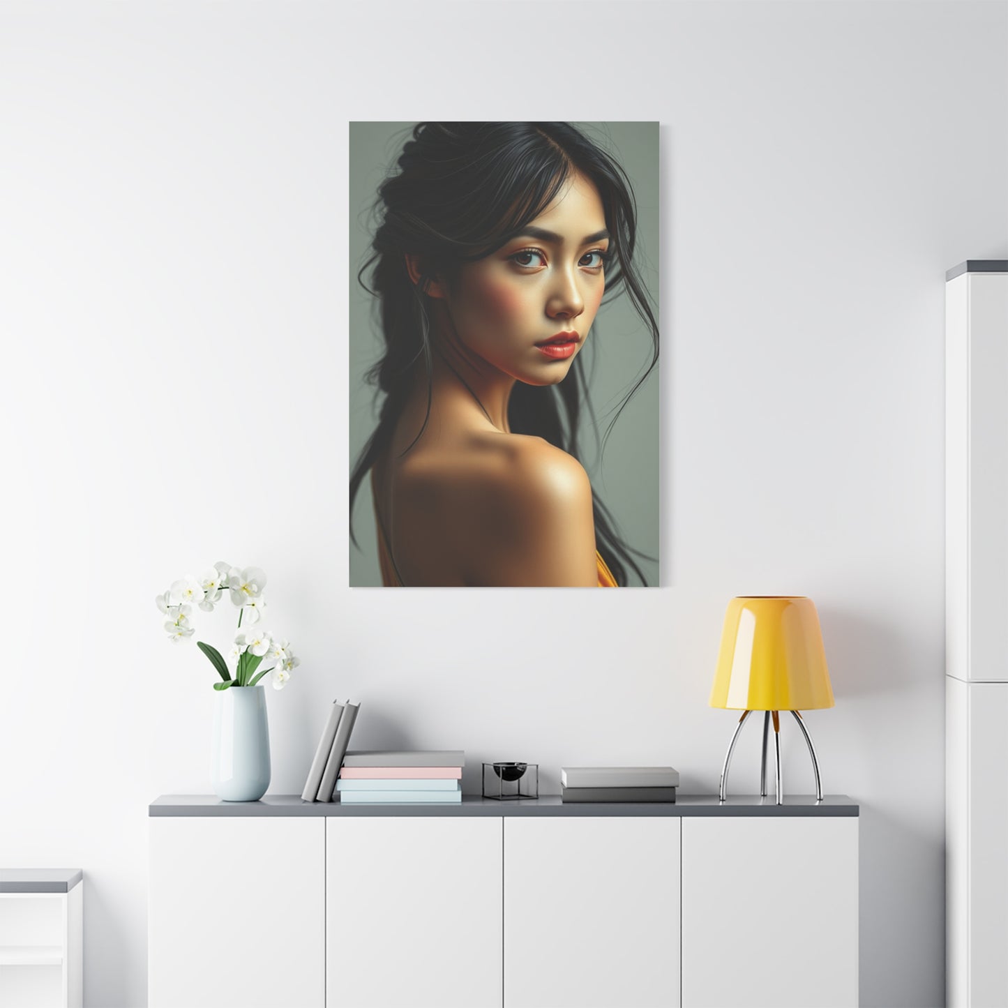 Chic Dame Illustration Wall Art & Canvas Print