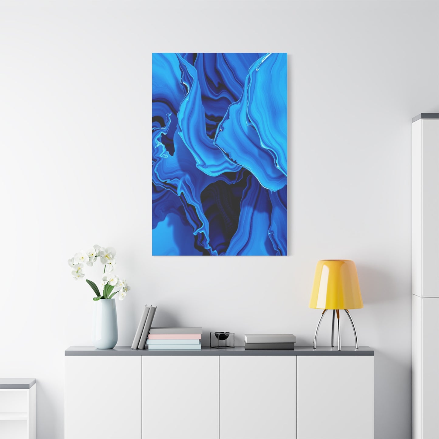 Blue Abstract Art Supreme Gallery Wall Art & Canvas Print
