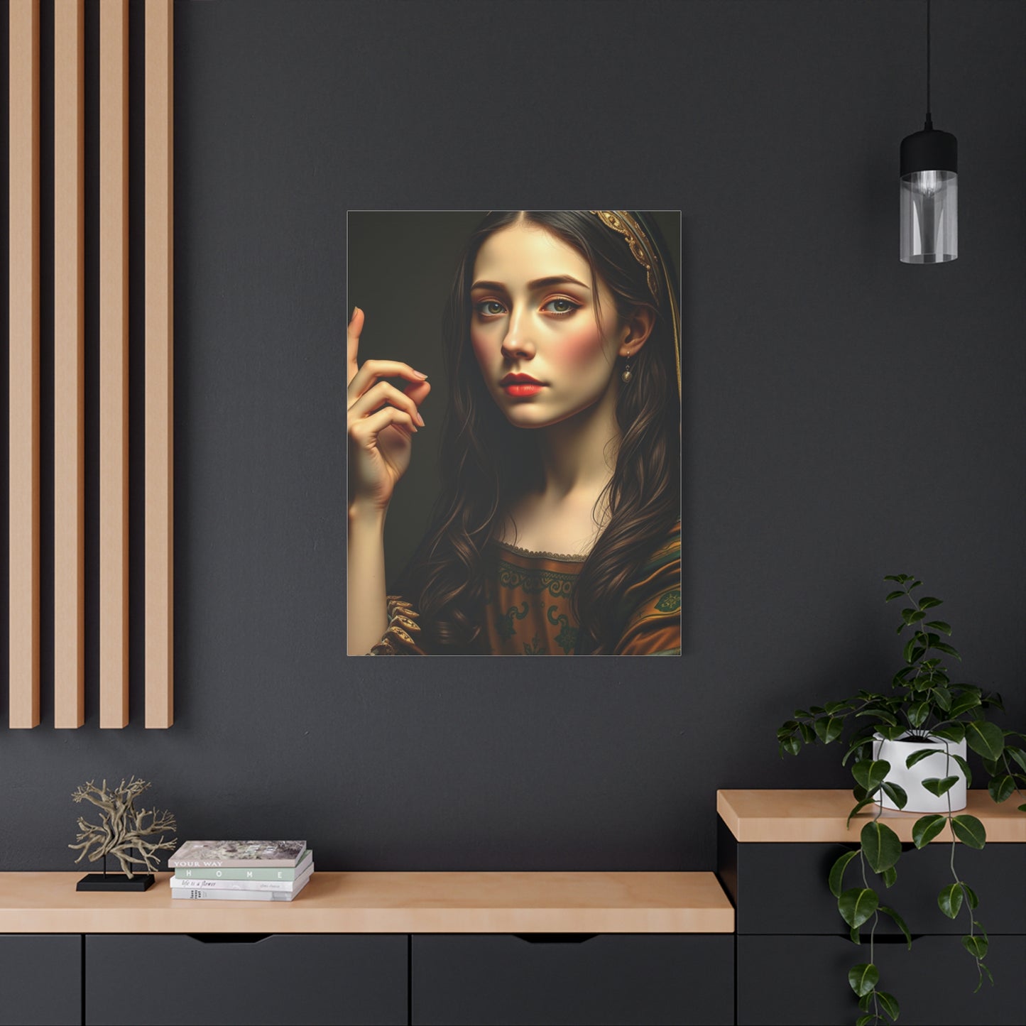 Divine Profile Artisan Wall Art & Canvas Print