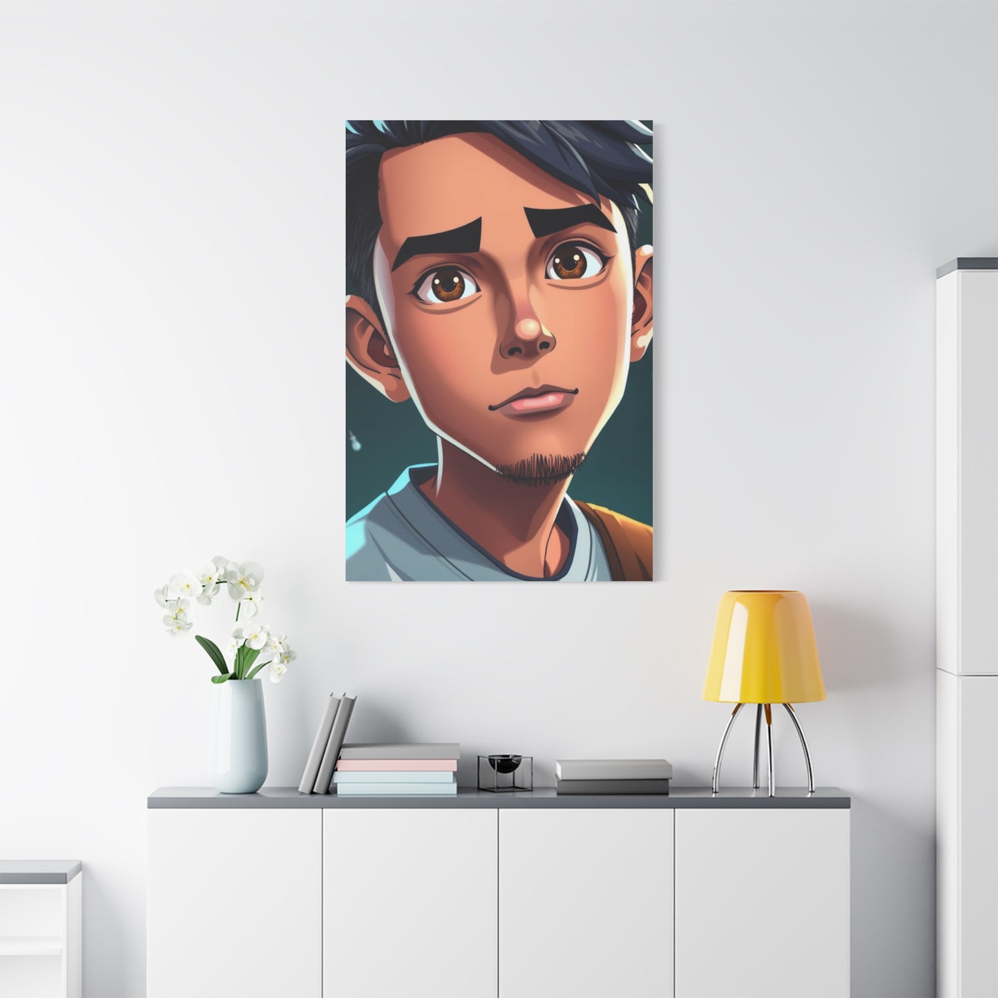 Charming Abstraction Print Wall Art & Canvas Print