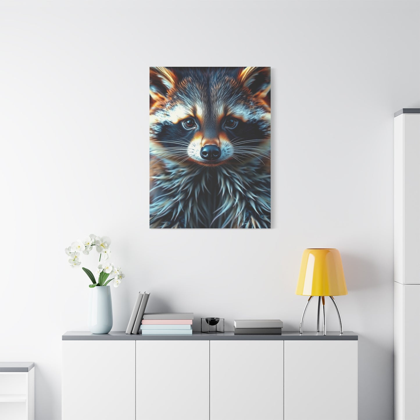 Vision Raccoon Art Art Wall Art & Canvas Print