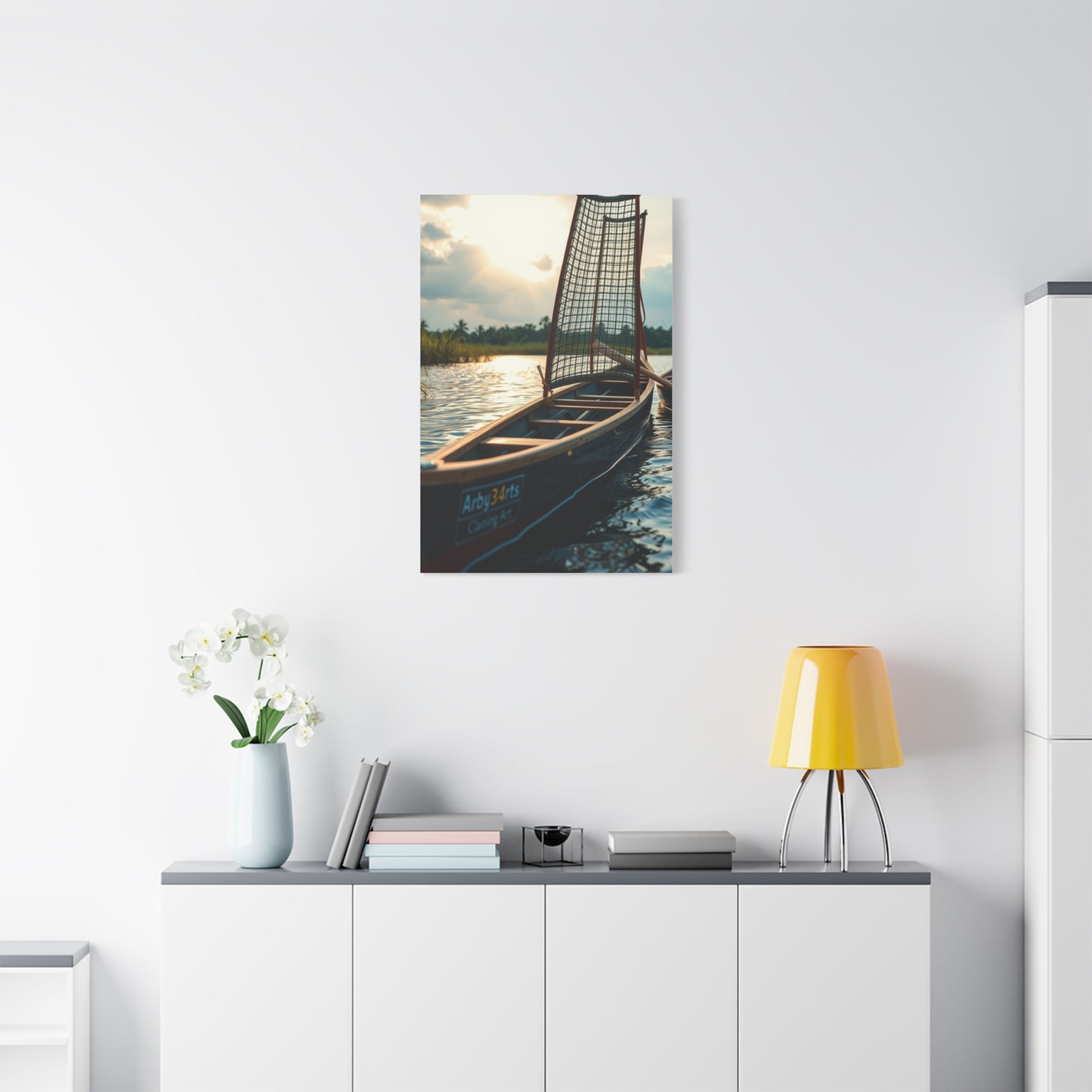 Canoe Art Luxury Canvas Wall Art & Canvas Print