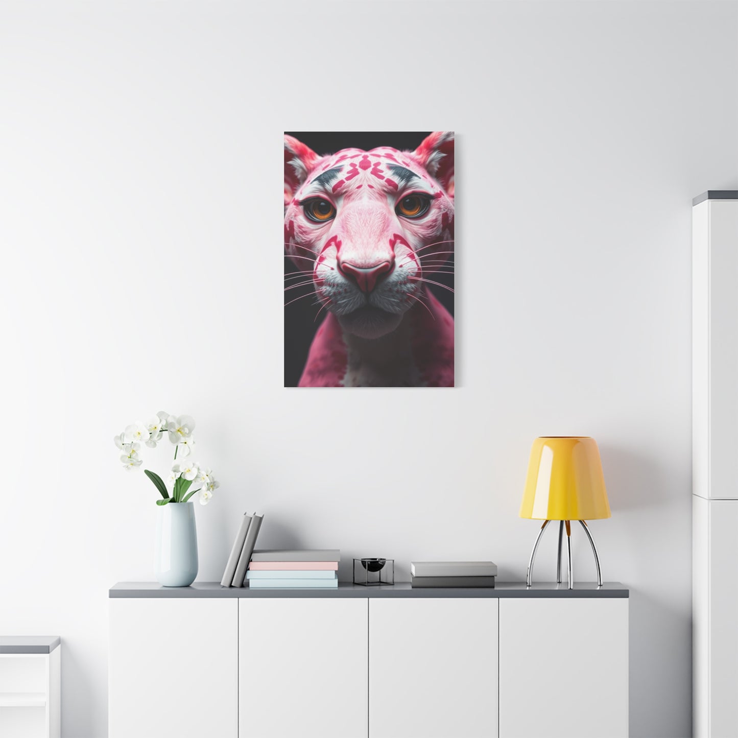 Rosy Panther Enchantment Wall Art & Canvas Print
