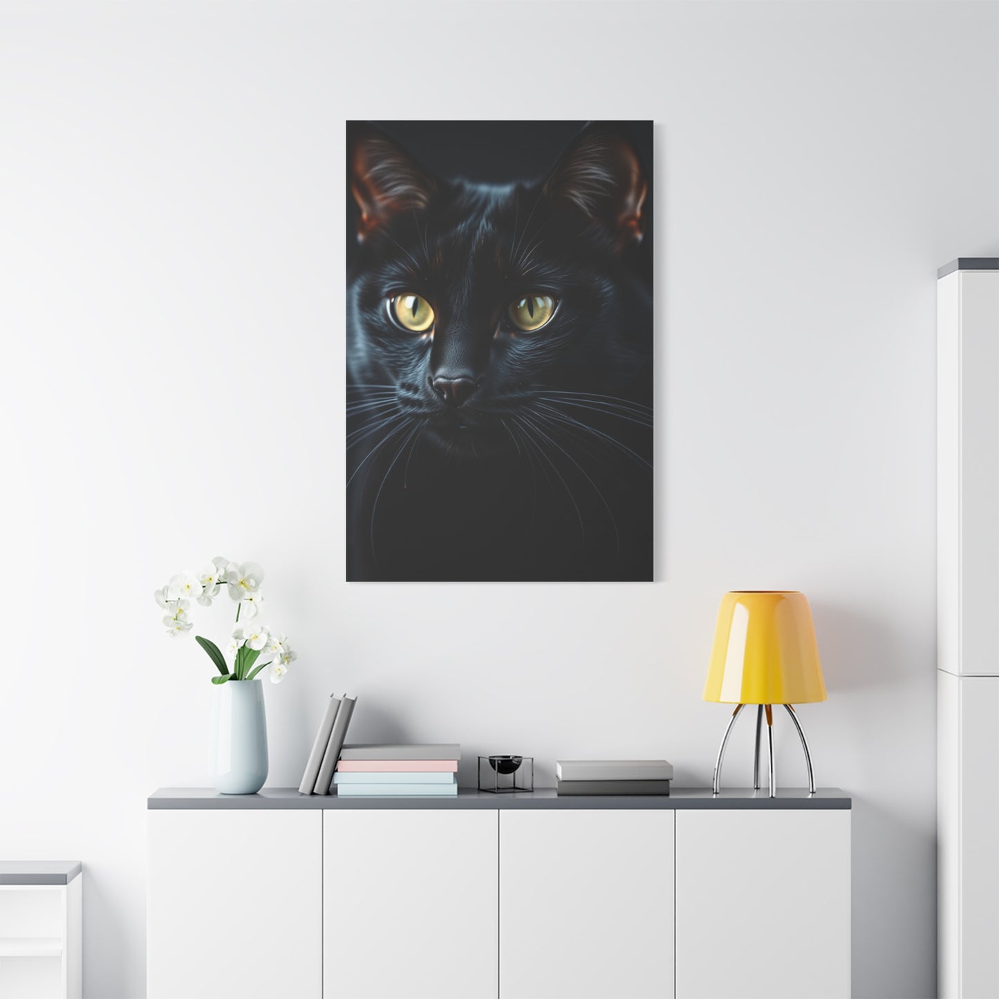 Elite Black Cat Art Vision Wall Art & Canvas Print