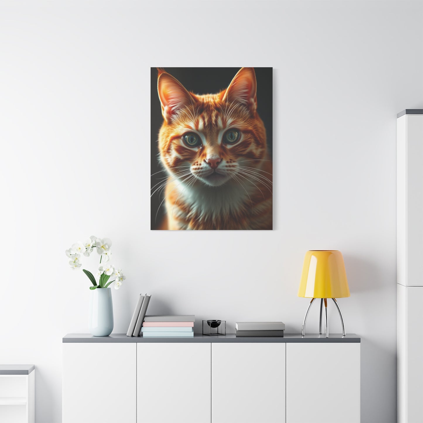 Orange Cat Art Refined Canvas Wall Art & Canvas Print