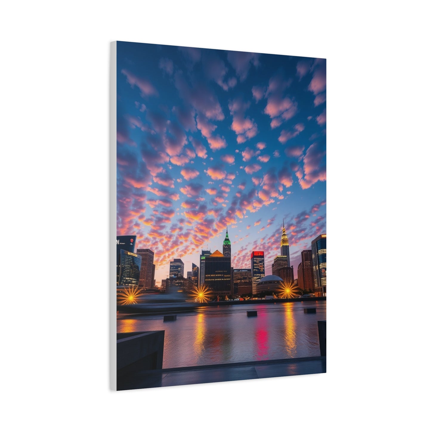 Michigan Sky Media Art Refined Canvas Wall Art & Canvas Print