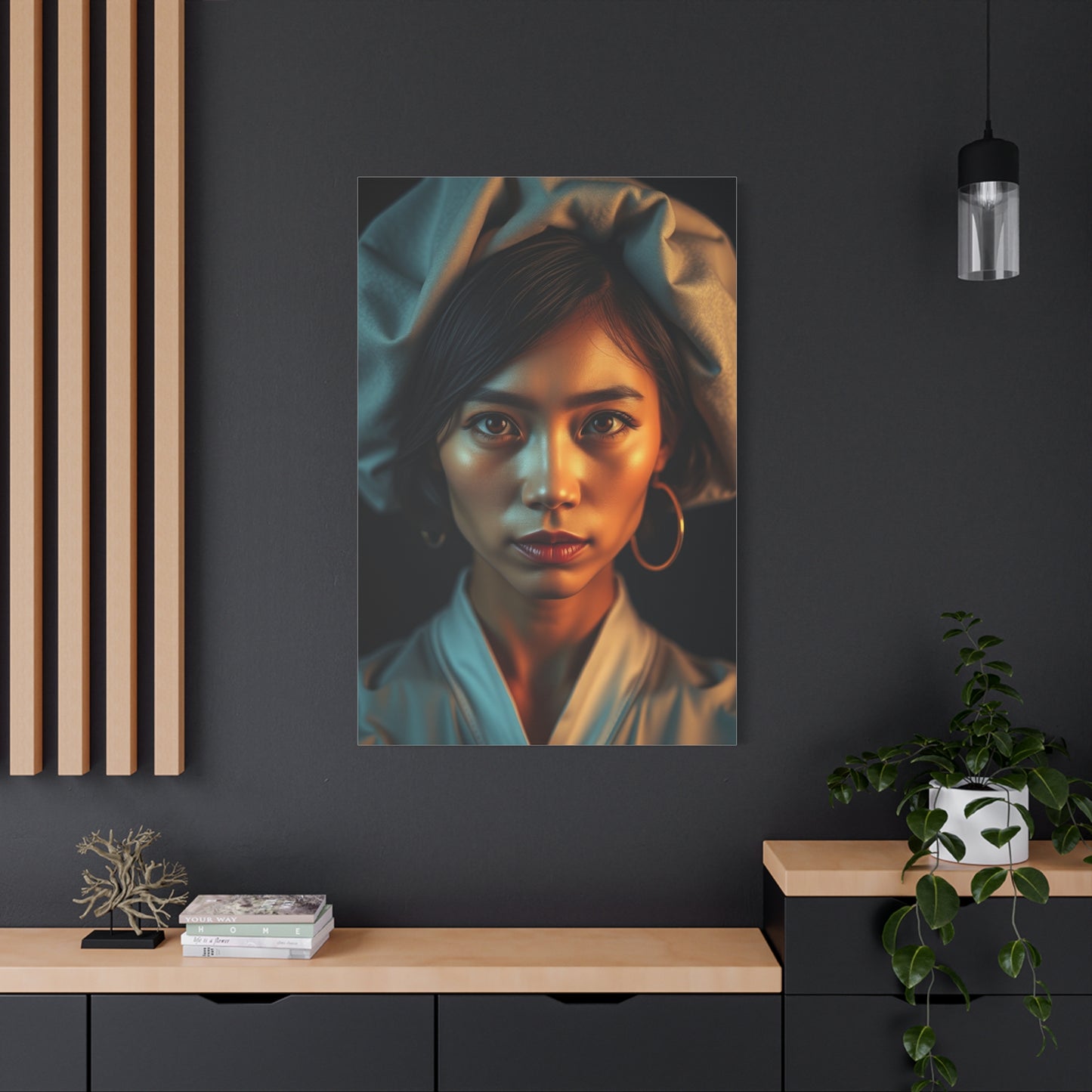 Vision Faceless Portraits Art Art Wall Art & Canvas Print