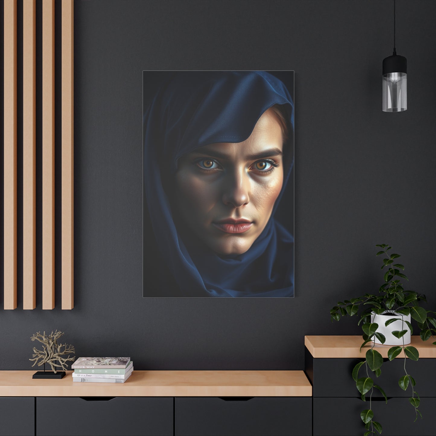Supreme Navy Blue Art Collection Wall Art & Canvas Print