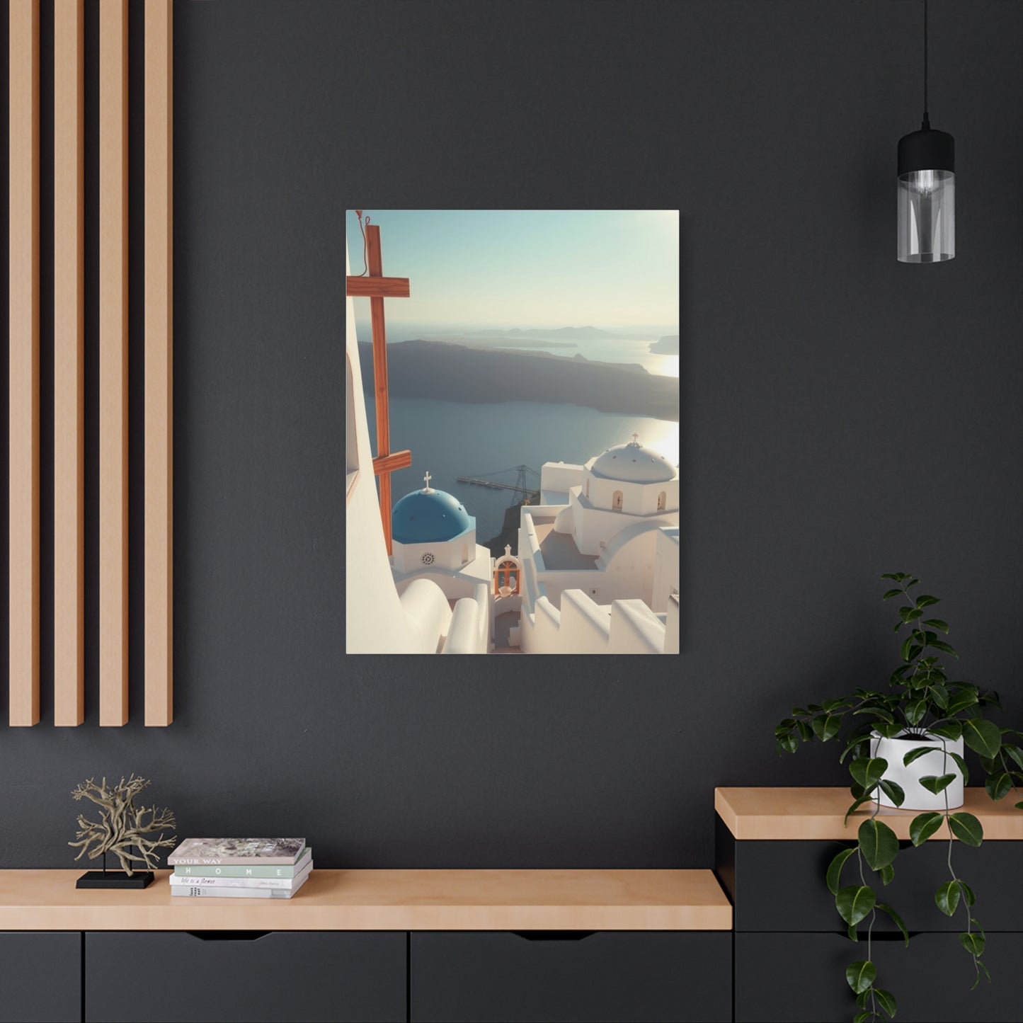 Masterpiece Santorini Art Vision Wall Art & Canvas Print
