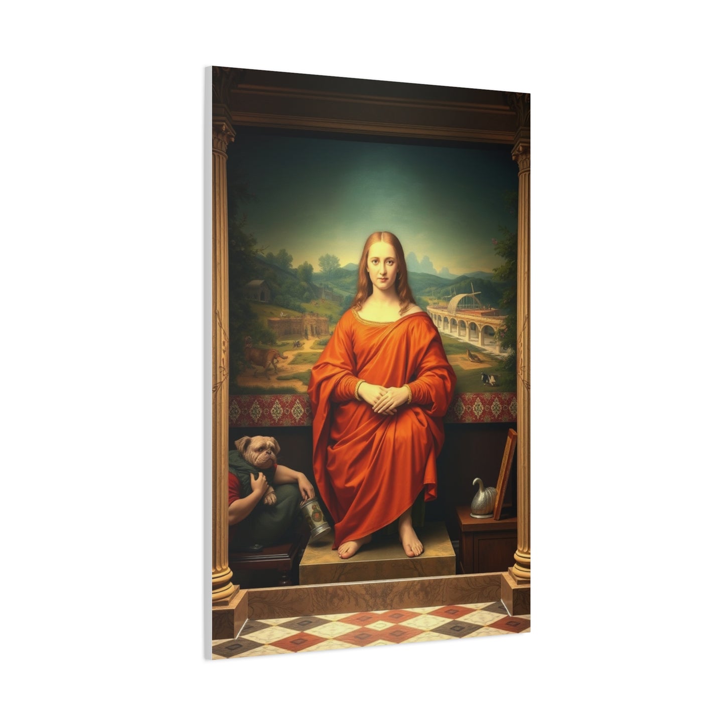 Refined Classicism Tableau Wall Art & Canvas Print