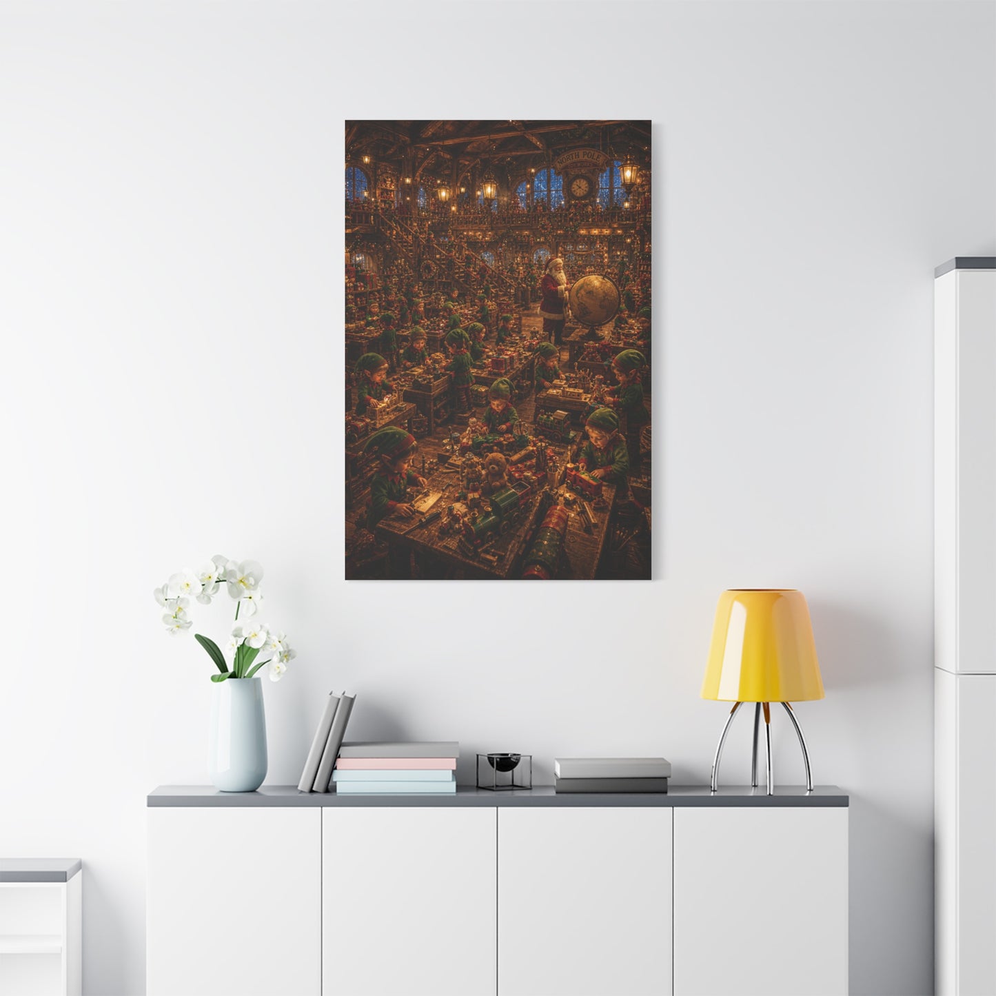 Grand North Pole Workshop Wall Art & Canvas Print