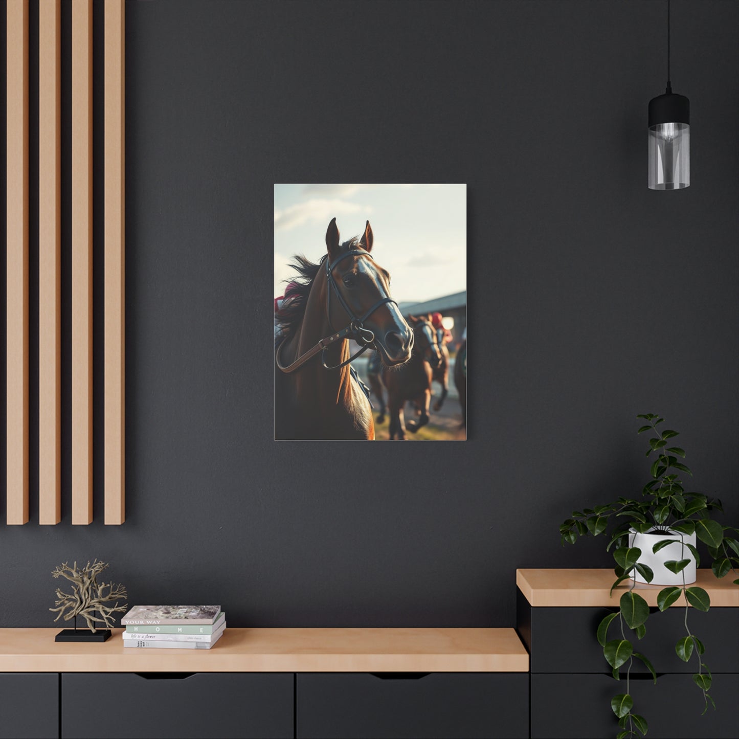 Masterpiece Horse Racing Art Vision Wall Art & Canvas Print