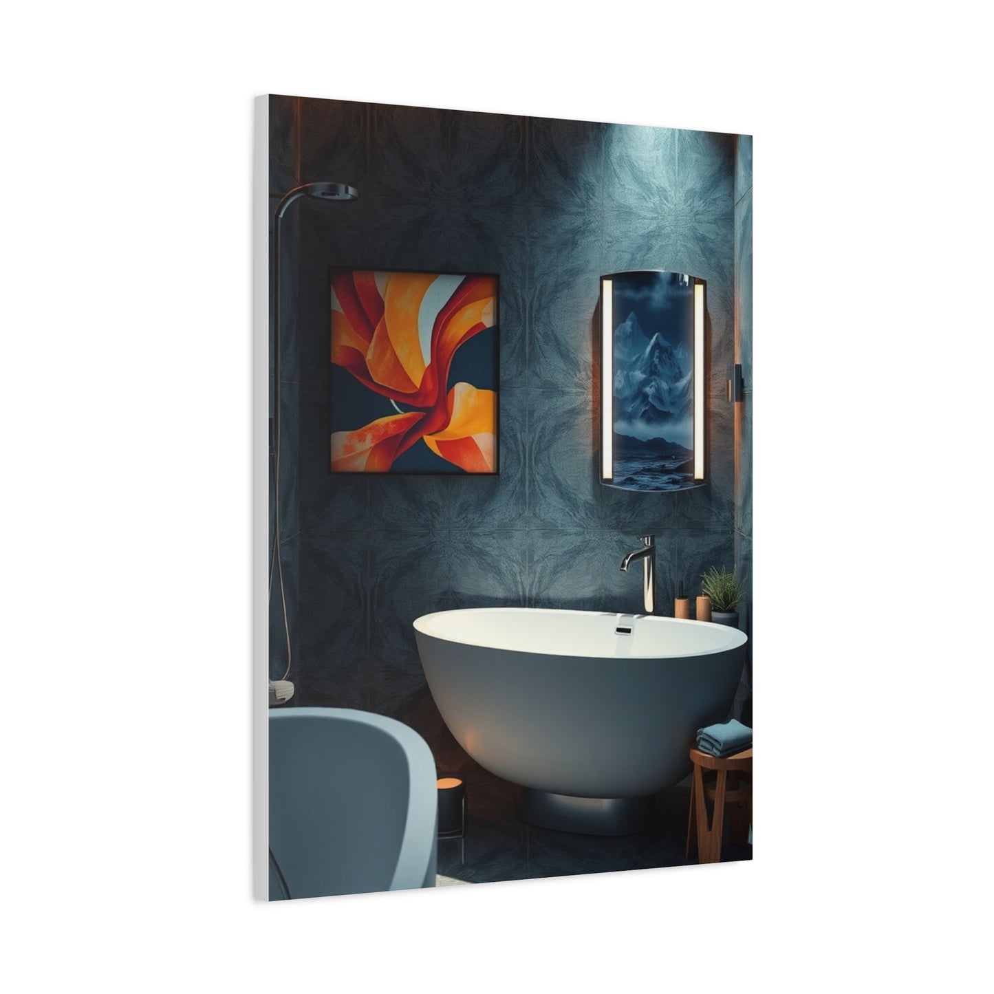 Refined Bath Sanctuary Art Wall Art & Canvas Print