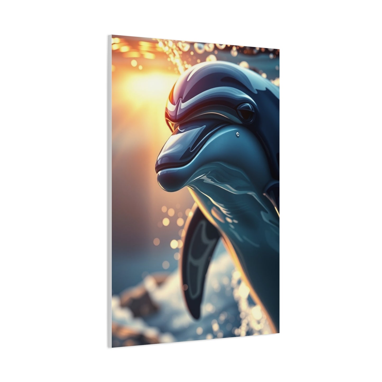Vision Dolphin Art Art Wall Art & Canvas Print