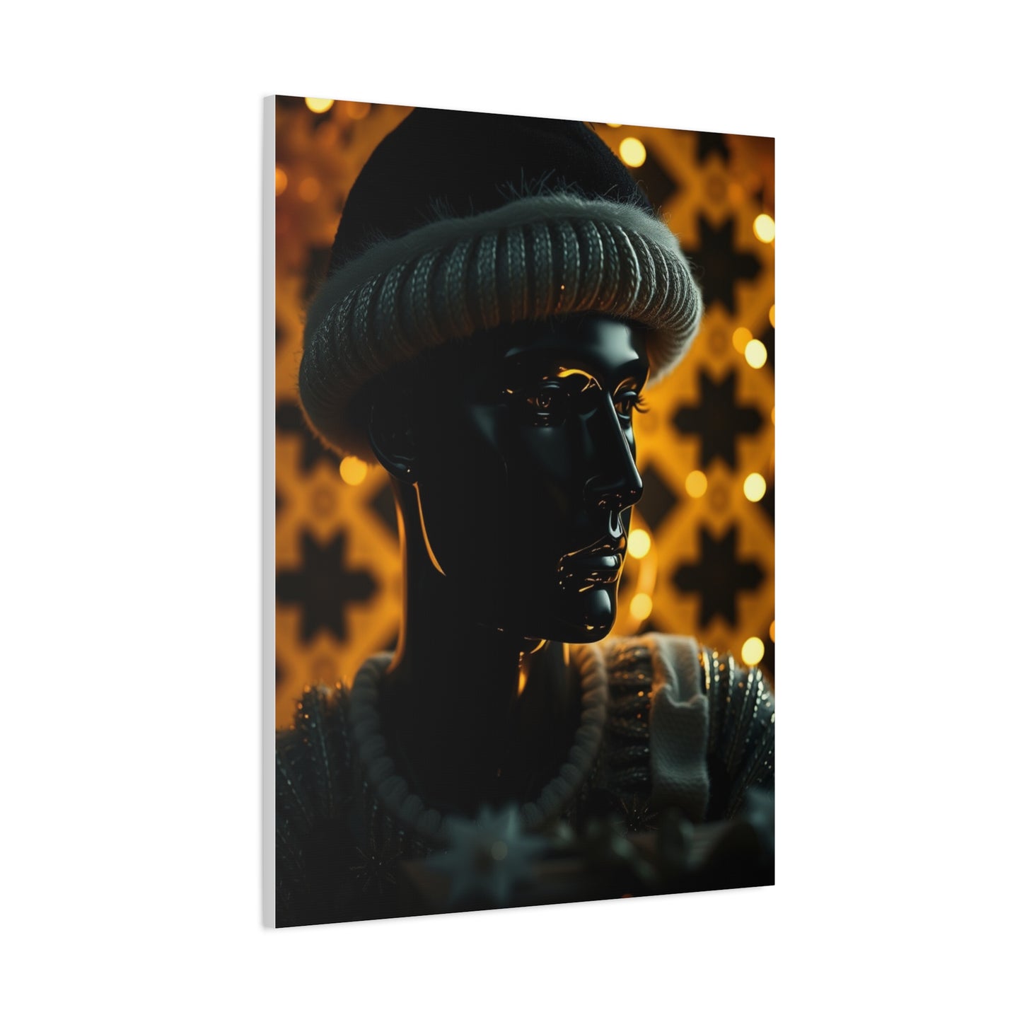 Black Christmas Art Luxury Canvas Wall Art & Canvas Print