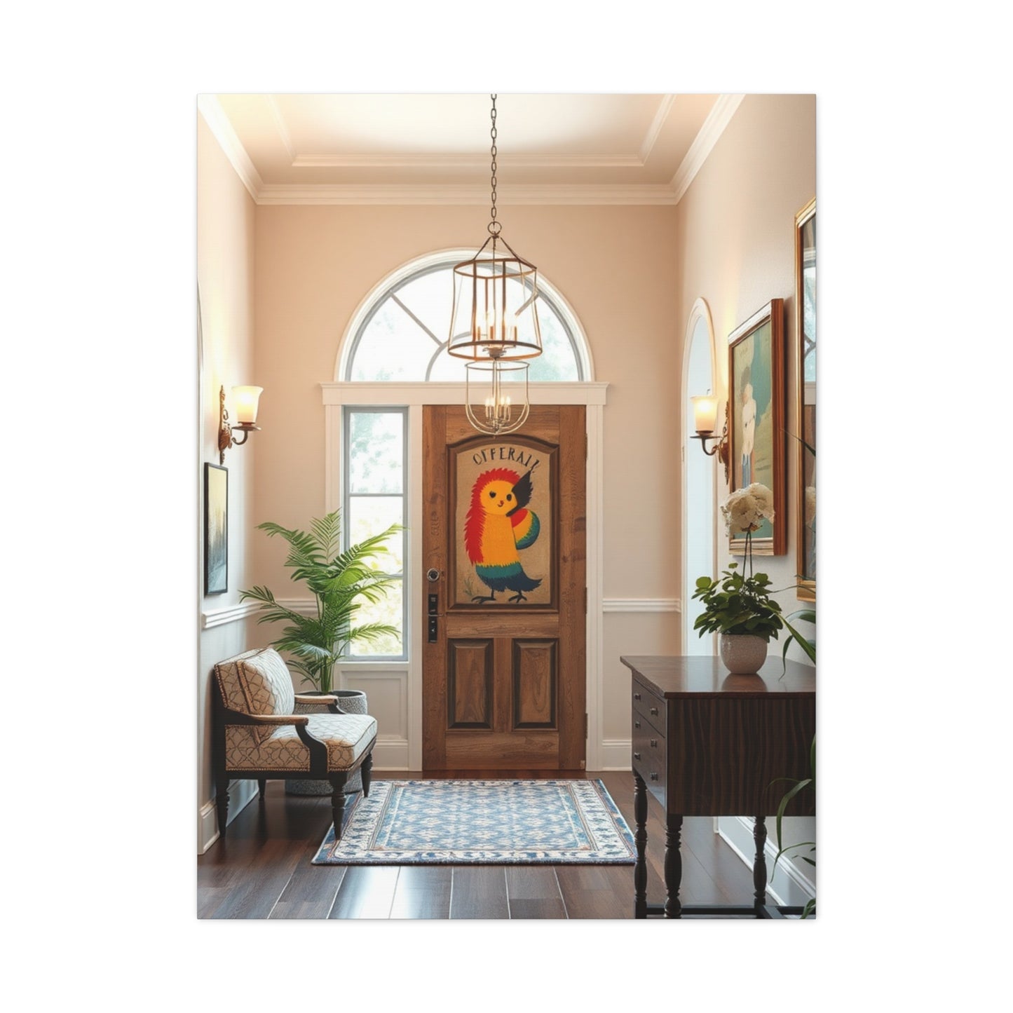 Entryway & Foyer Art Luxury Canvas Wall Art & Canvas Print