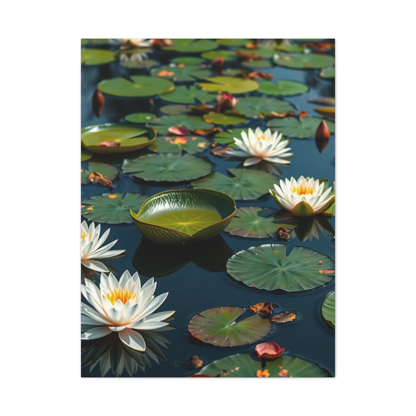 Vision Claude Monet Water Lilies Art Art Wall Art & Canvas Print