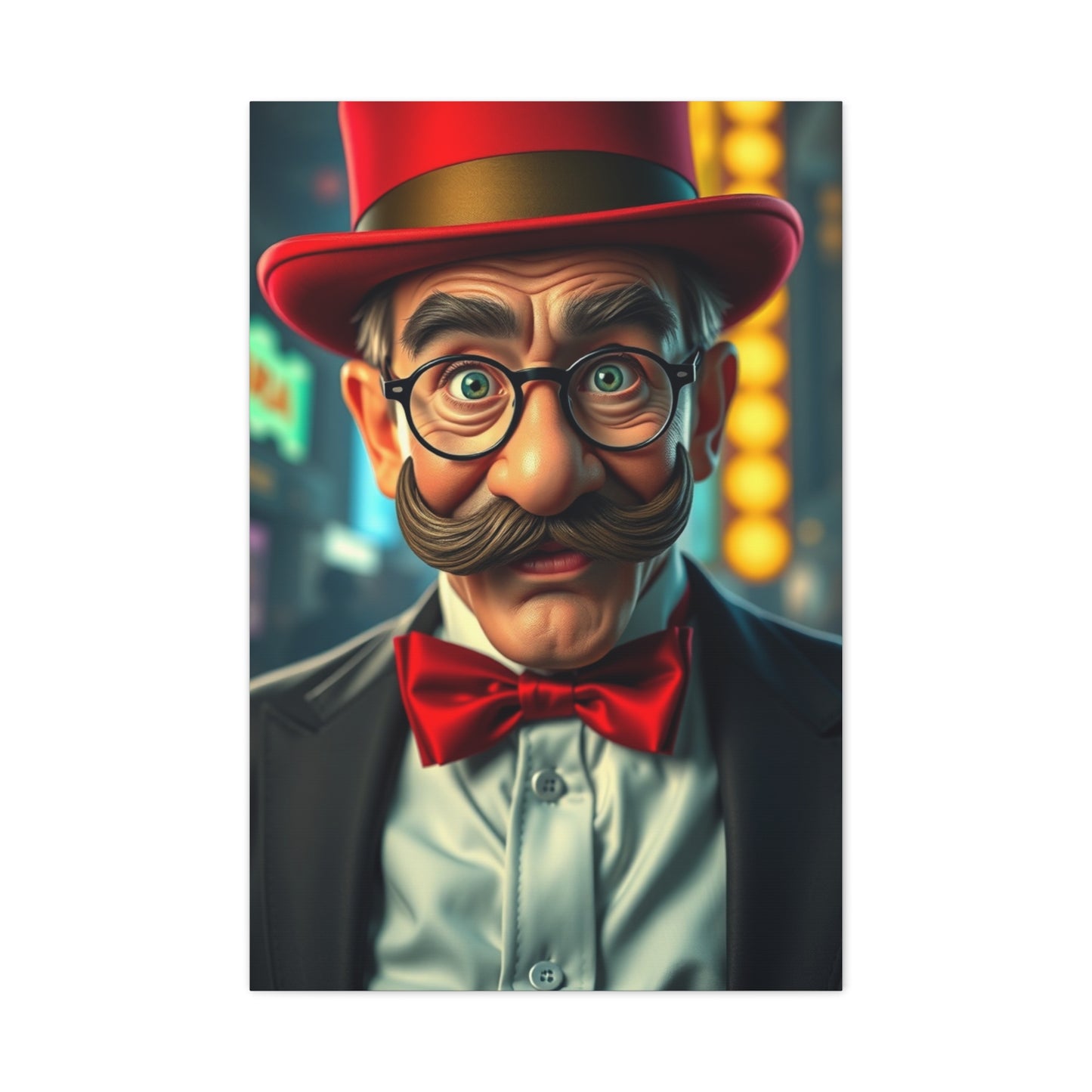 Collection Rich Uncle Pennybags Art Art Wall Art & Canvas Print