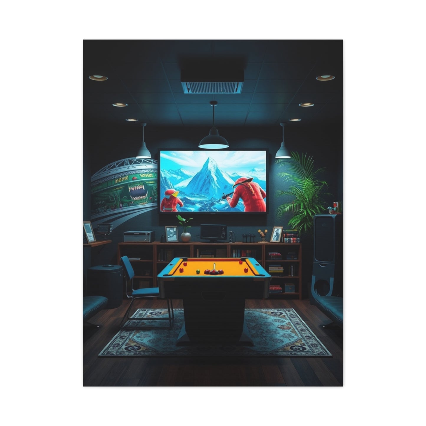 Refined Recreation Wall Masterpiece