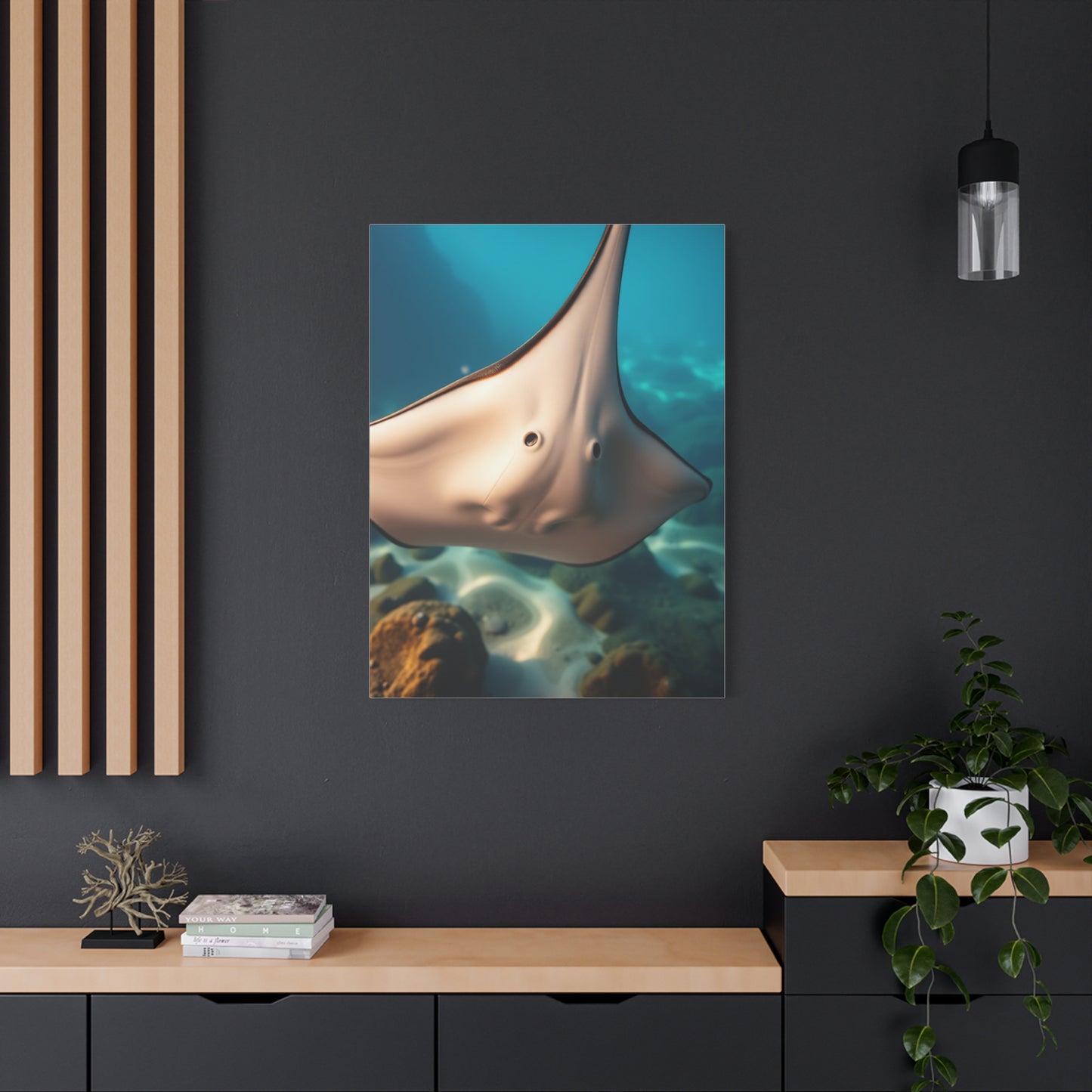 Masterpiece Ray & Stingray Art Vision Wall Art & Canvas Print