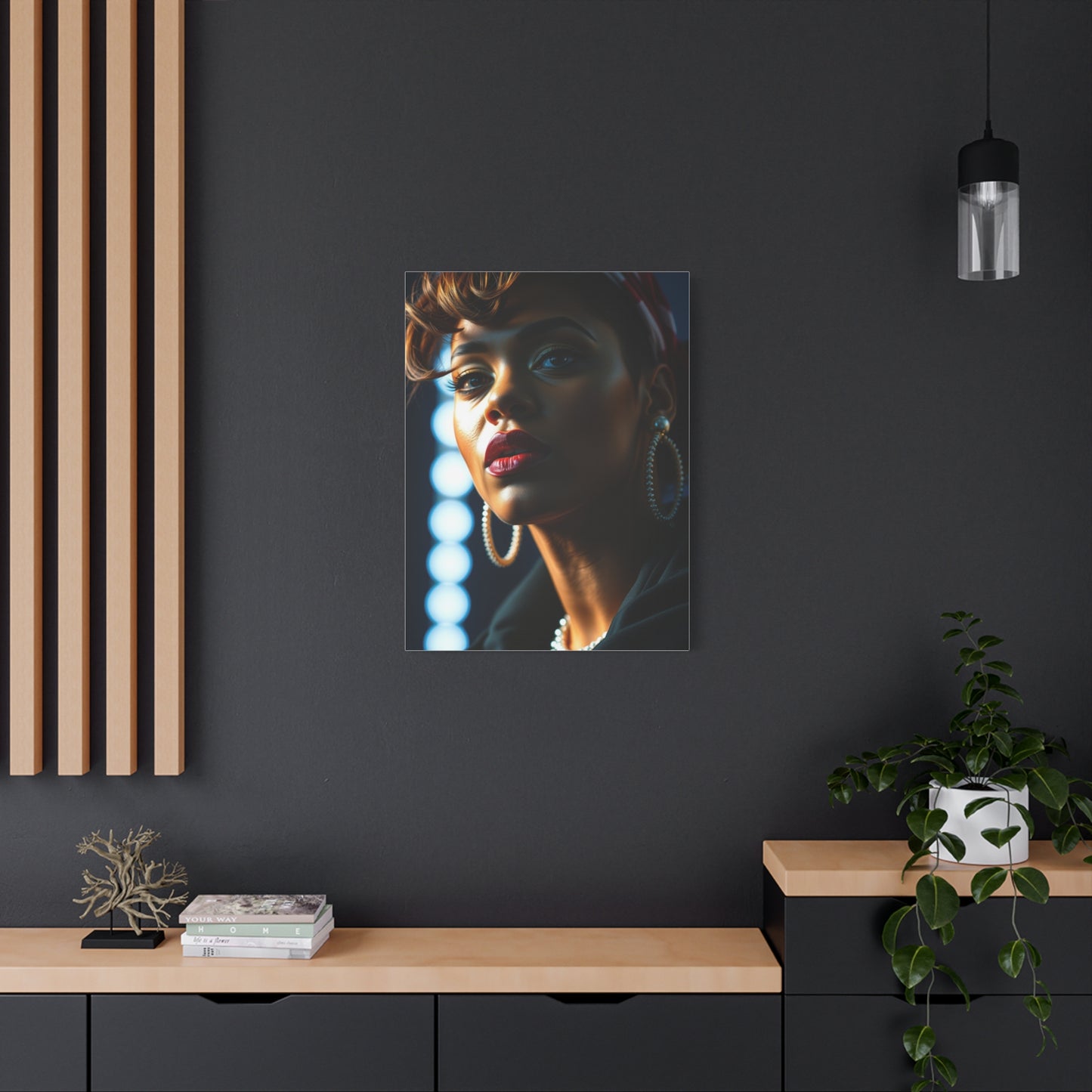 Rihannas Radiant Muse on Canvas Wall Art & Canvas Print