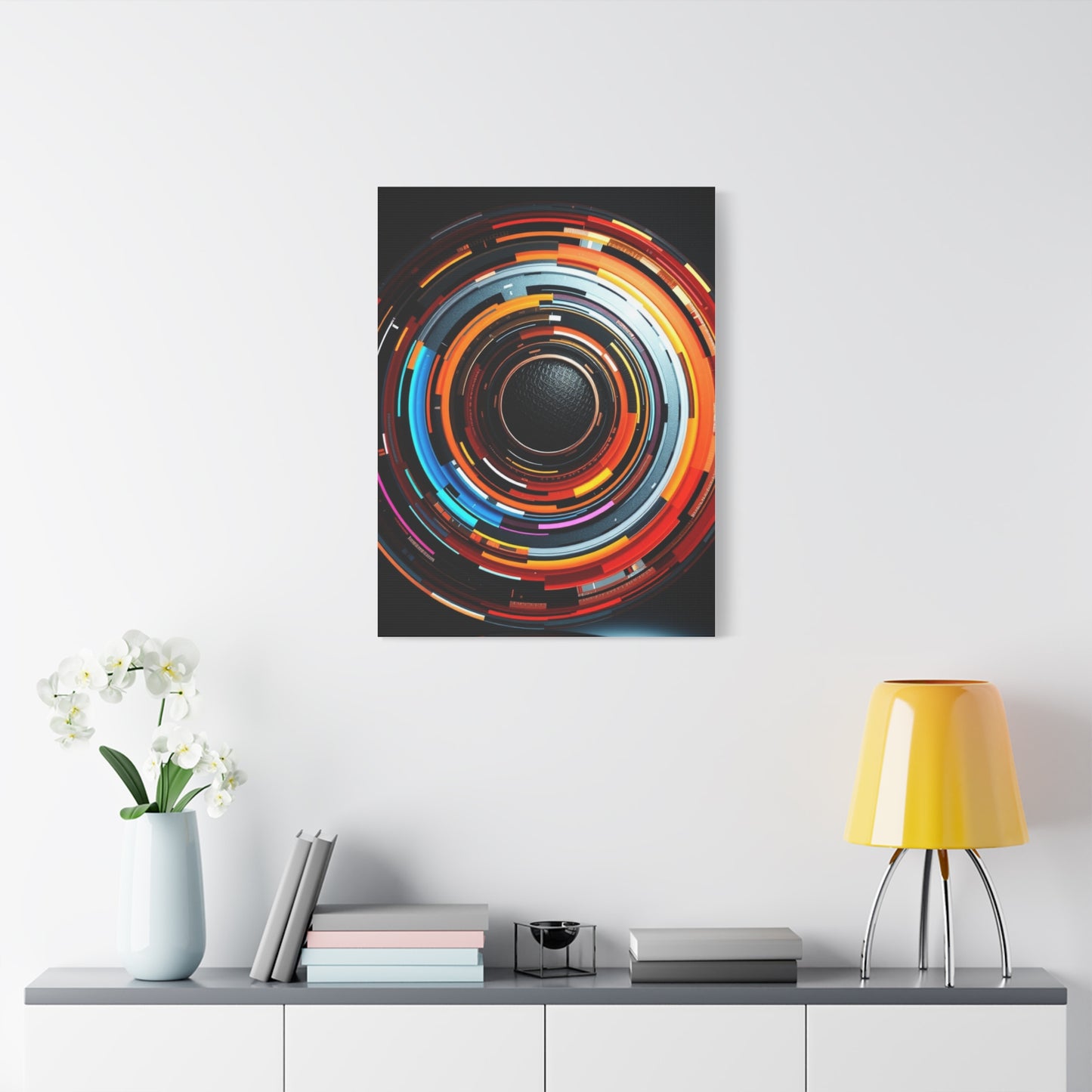 Ethereal Circle Symphony wall art & canvas print