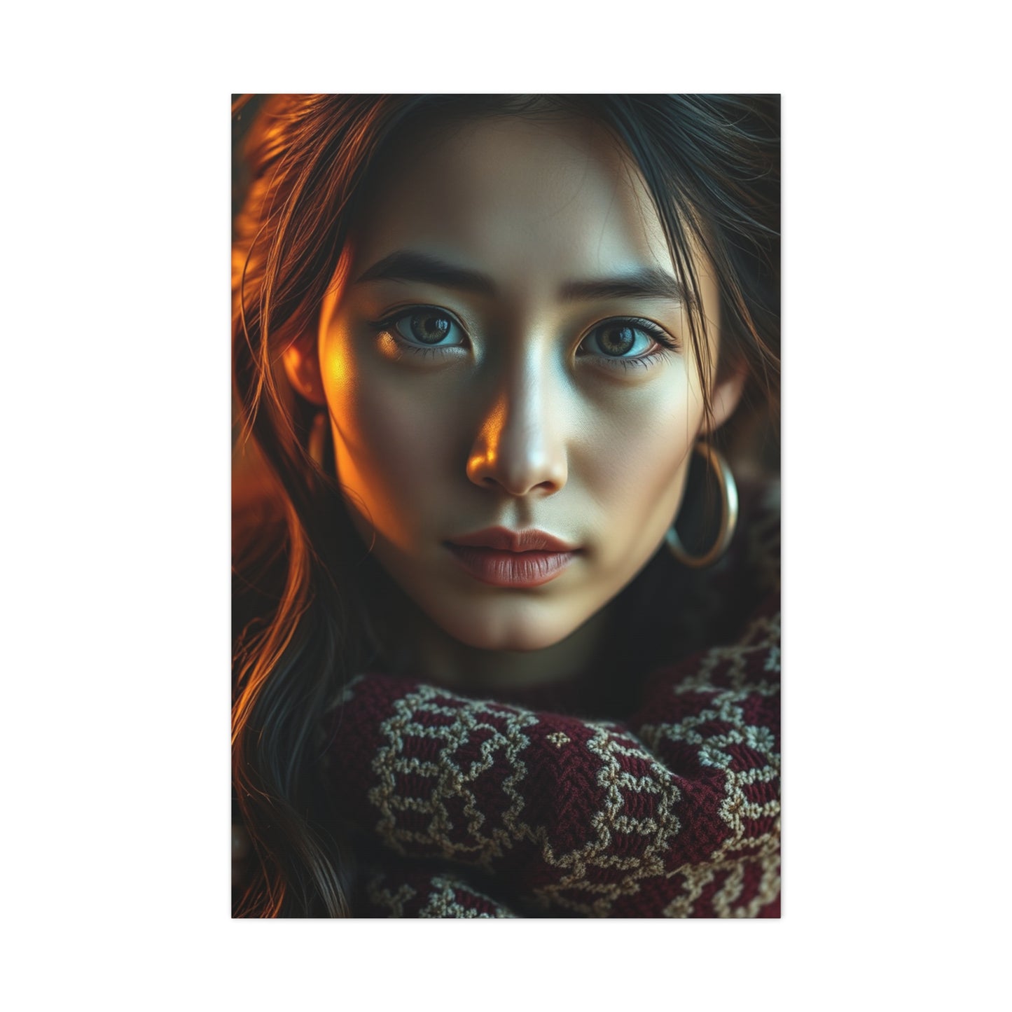 Saffron Brilliance Panel Wall Art & Canvas Print