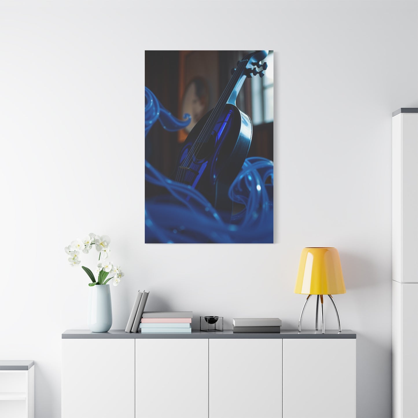Blue Music Art Refined Canvas Wall Art & Canvas Print