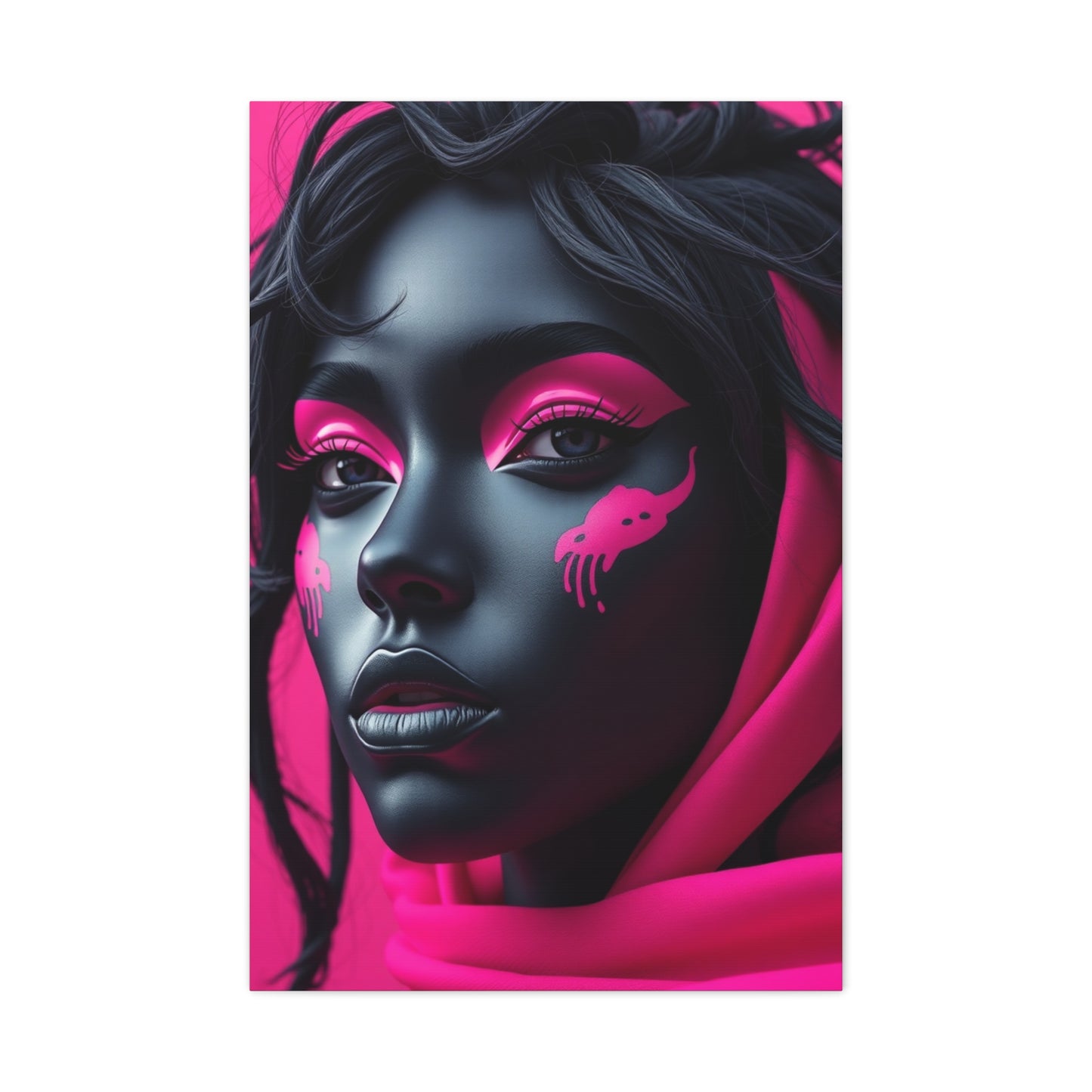Supreme Black & Pink Art Collection Wall Art & Canvas Print