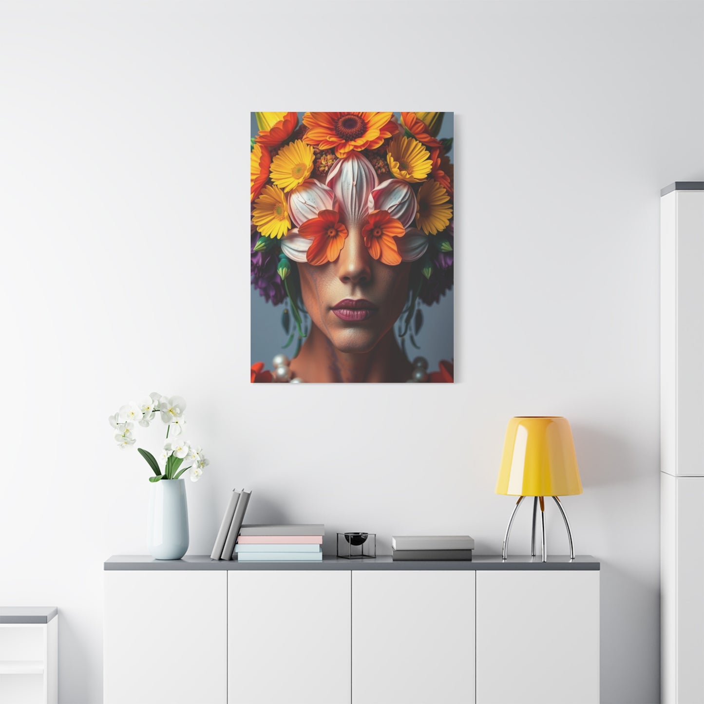 Petal Crown Reverie Wall Art & Canvas Print