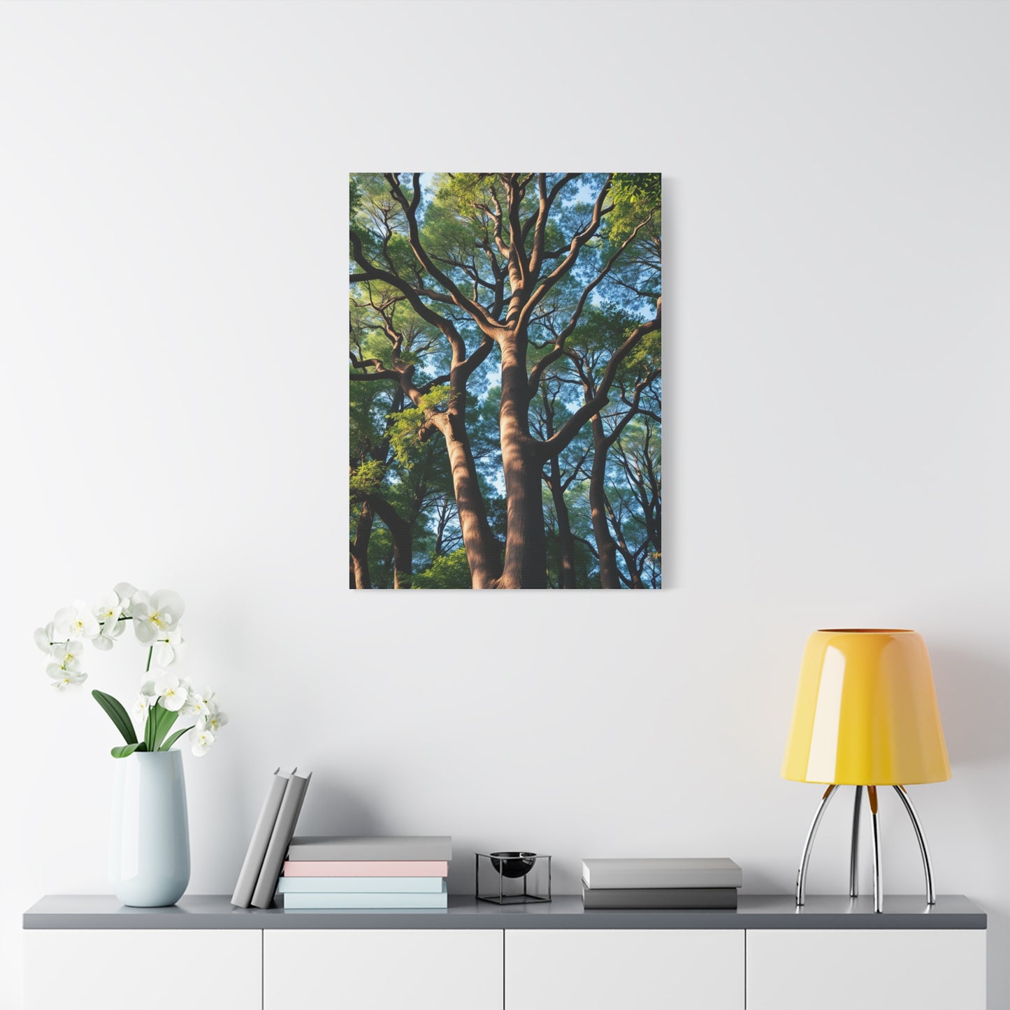 Gilded Forest Impression Wall Art & Canvas Print