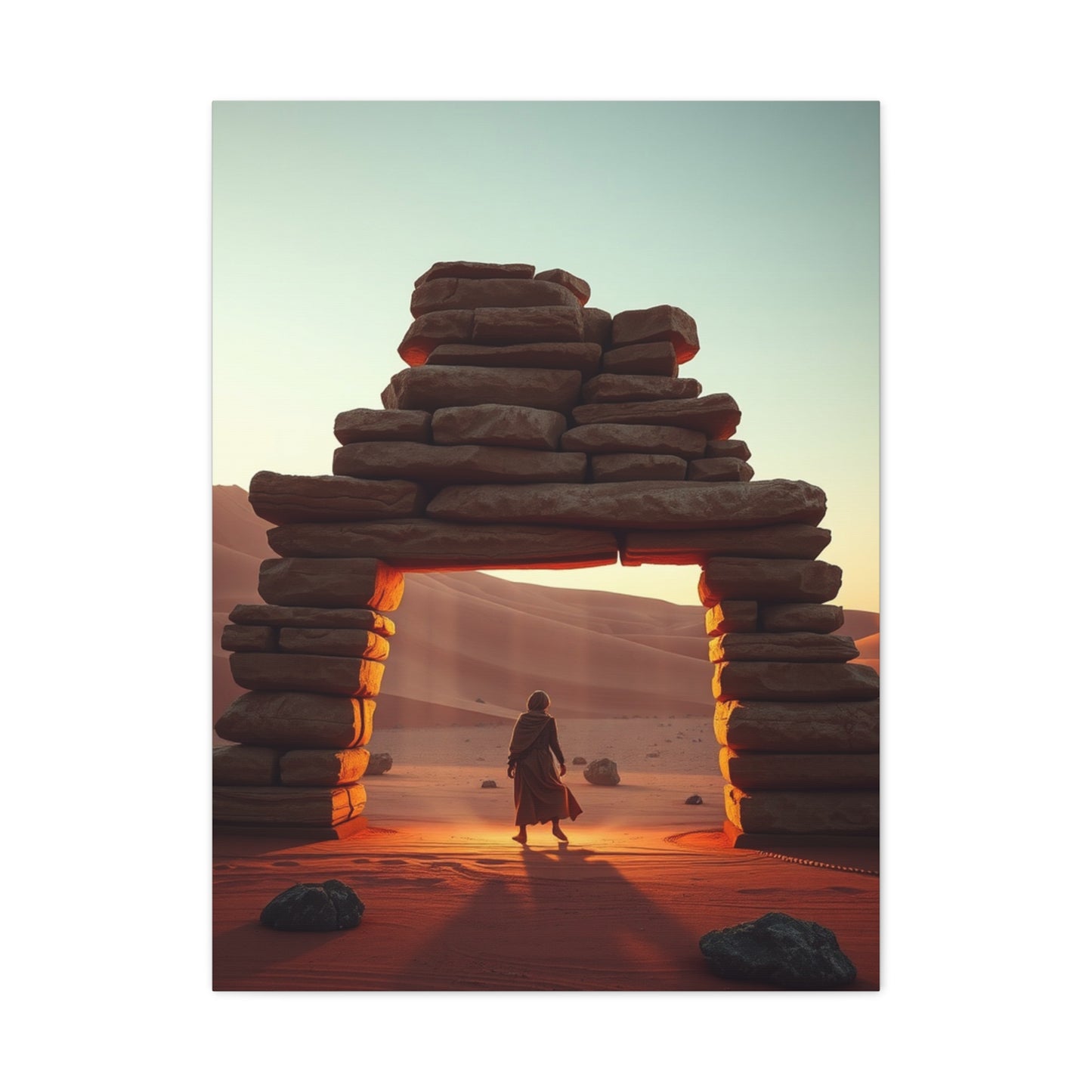 Amber Mirage Canvas Wall Art & Canvas Print