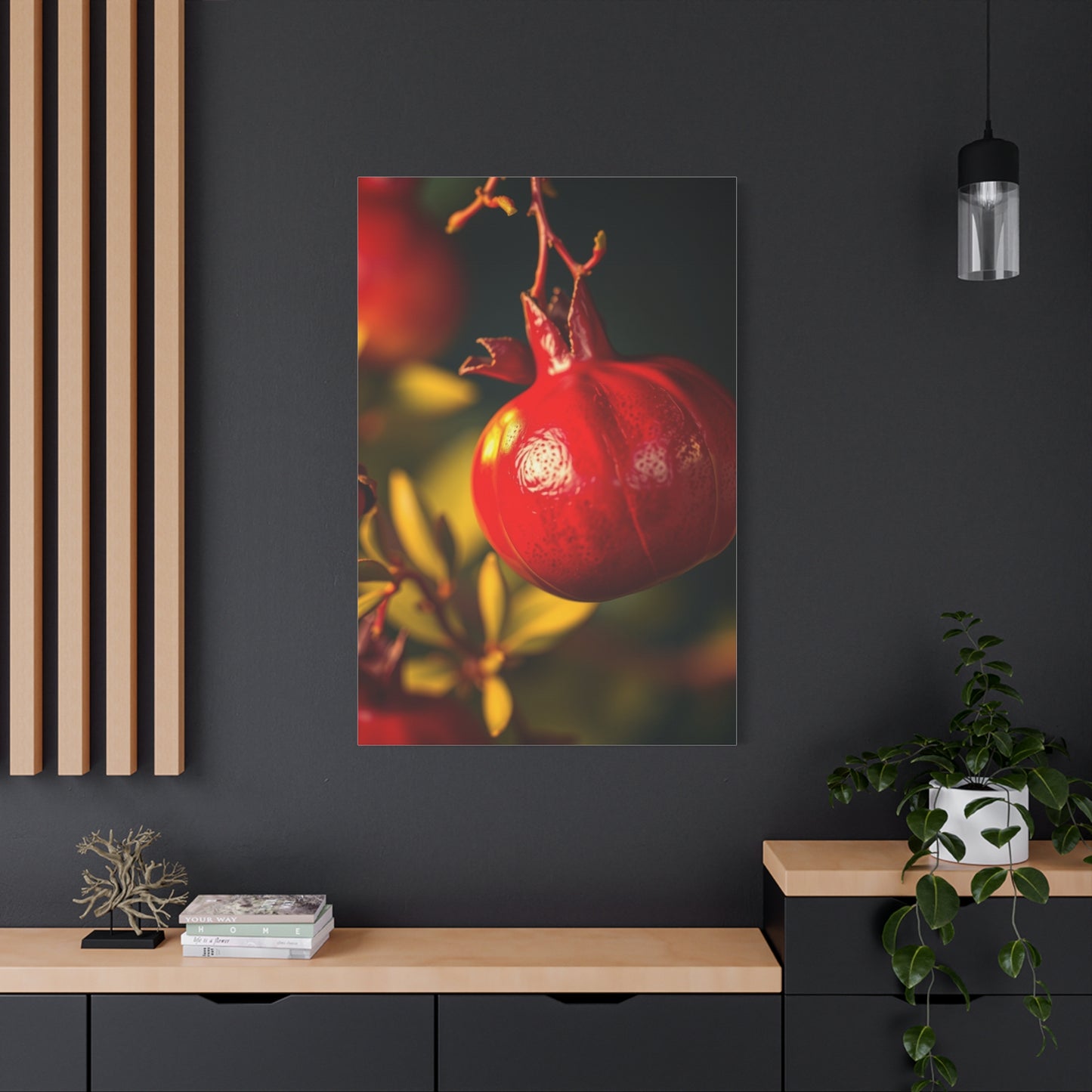 Supreme Pomegranate Noir Wall Art Collection Wall Art & Canvas Print