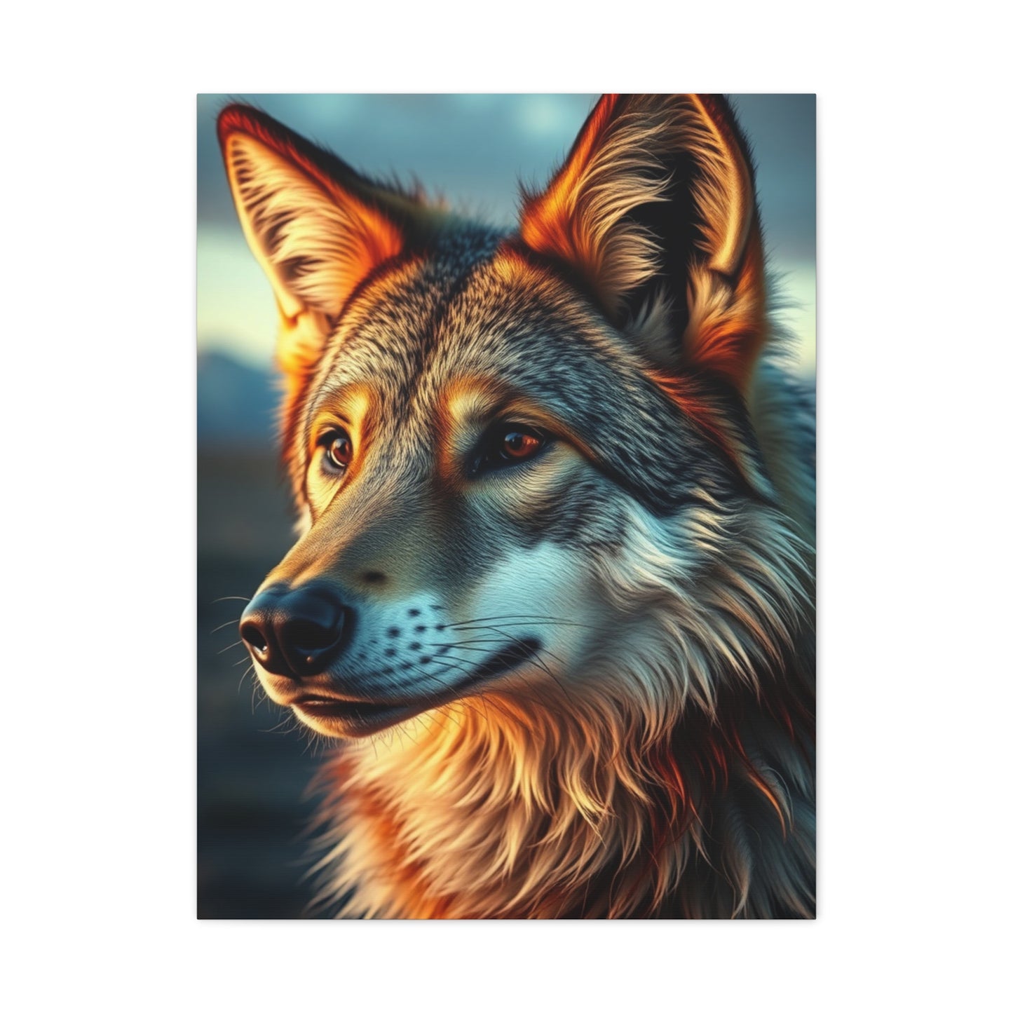 Masterpiece Coyote Art Vision Wall Art & Canvas Print