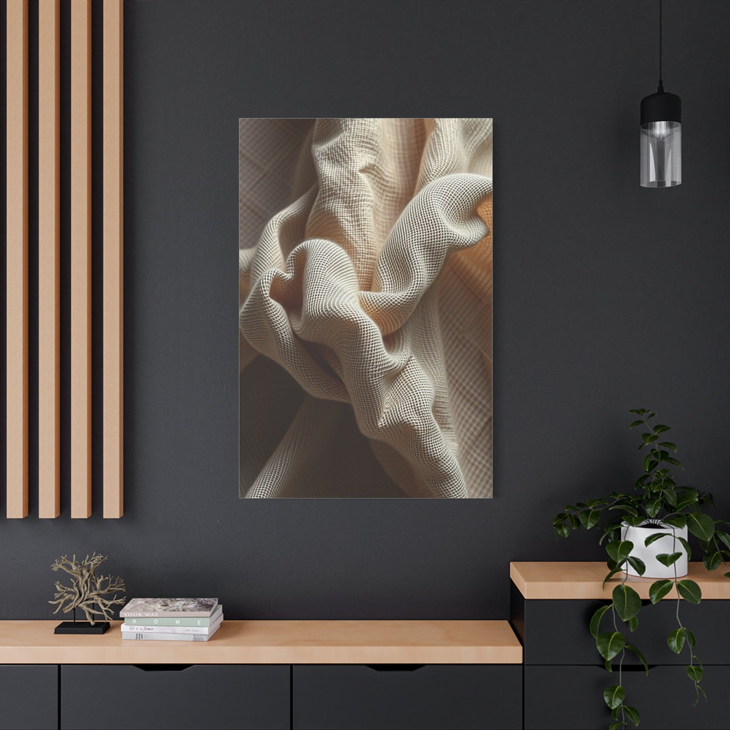 Supreme Taupe, Linen, and Gray Art Collection Wall Art & Canvas Print