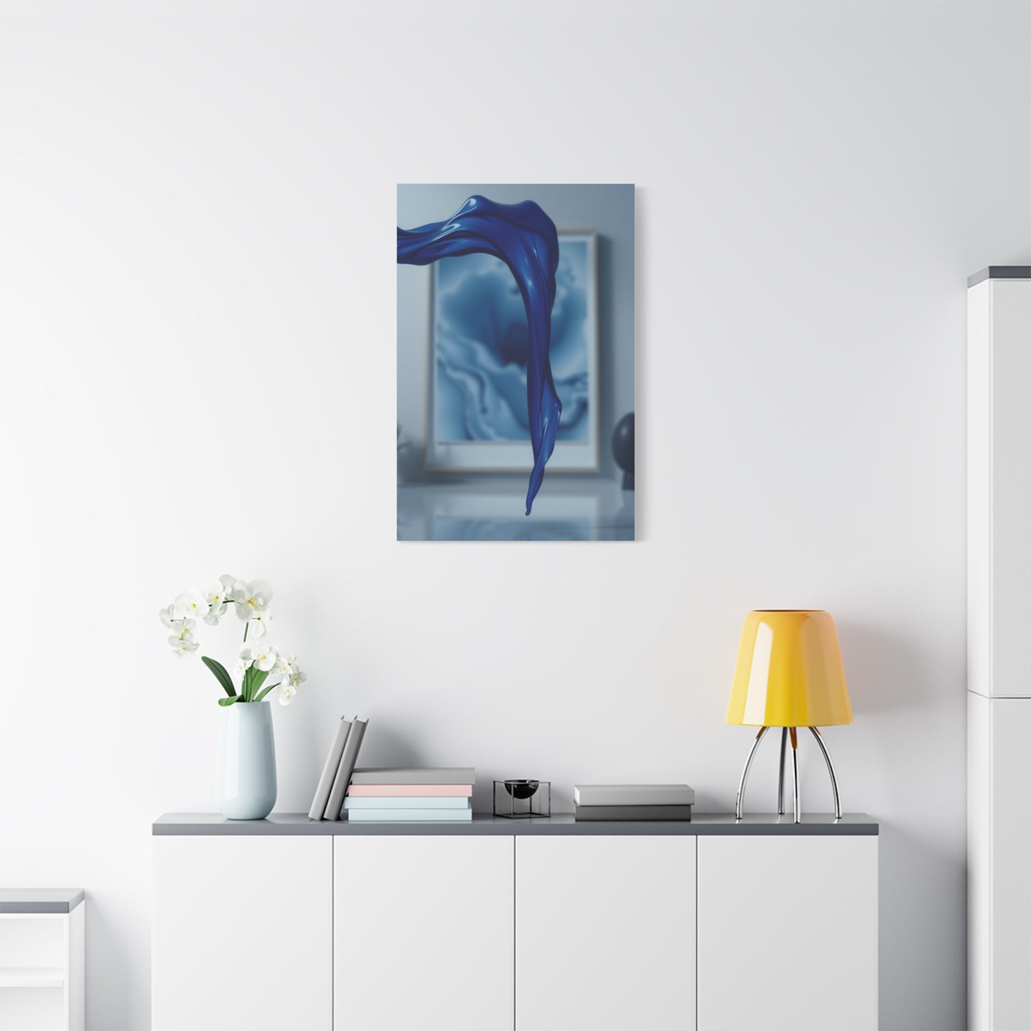 Navy Blue Art Refined Canvas Wall Art & Canvas Print