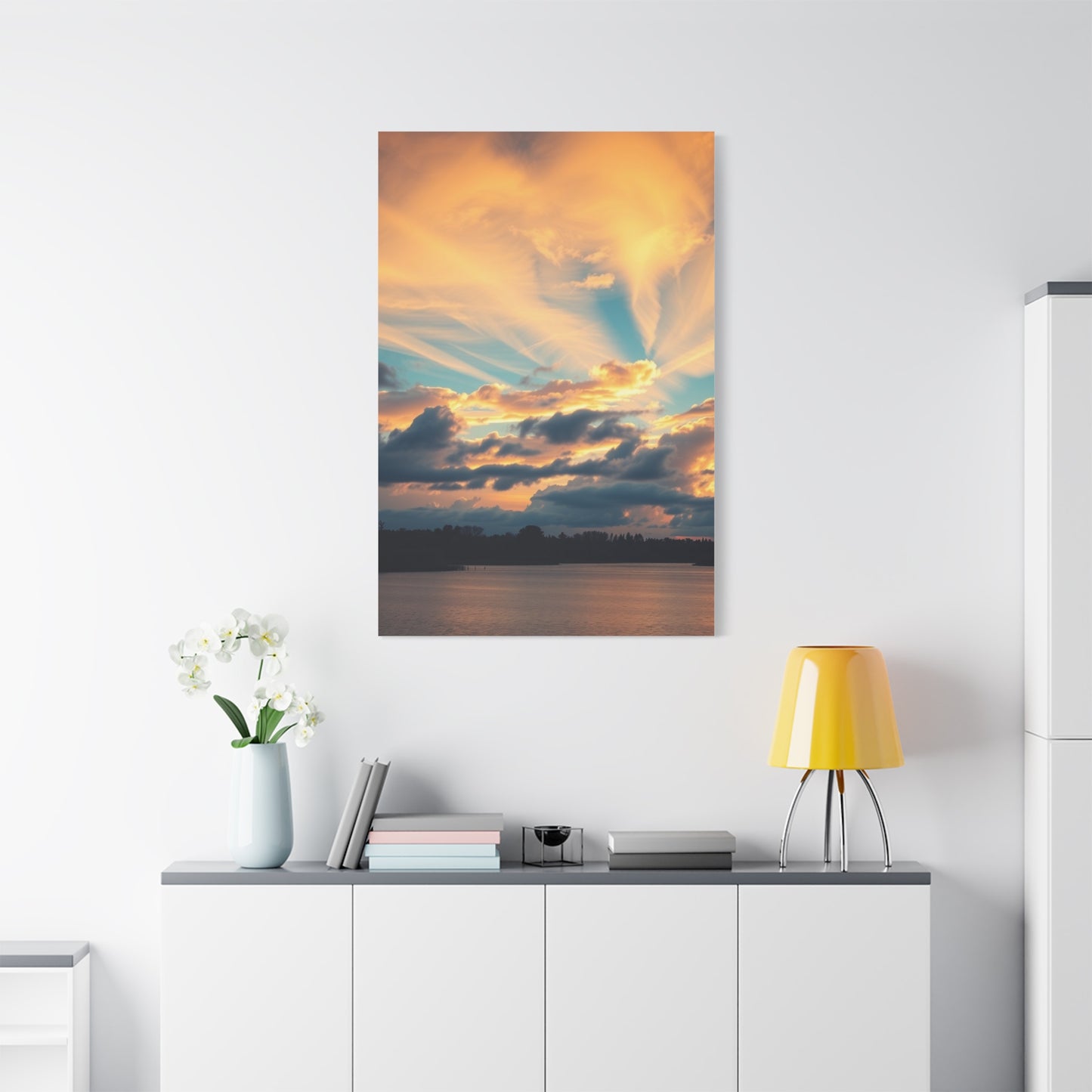 Michigan Sky Media Art Luxury Canvas Wall Art & Canvas Print