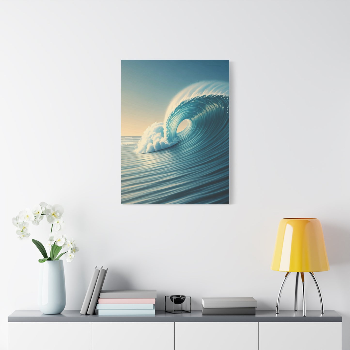Ocean Wave Tunnel Motion Wall Art & Canvas Prints