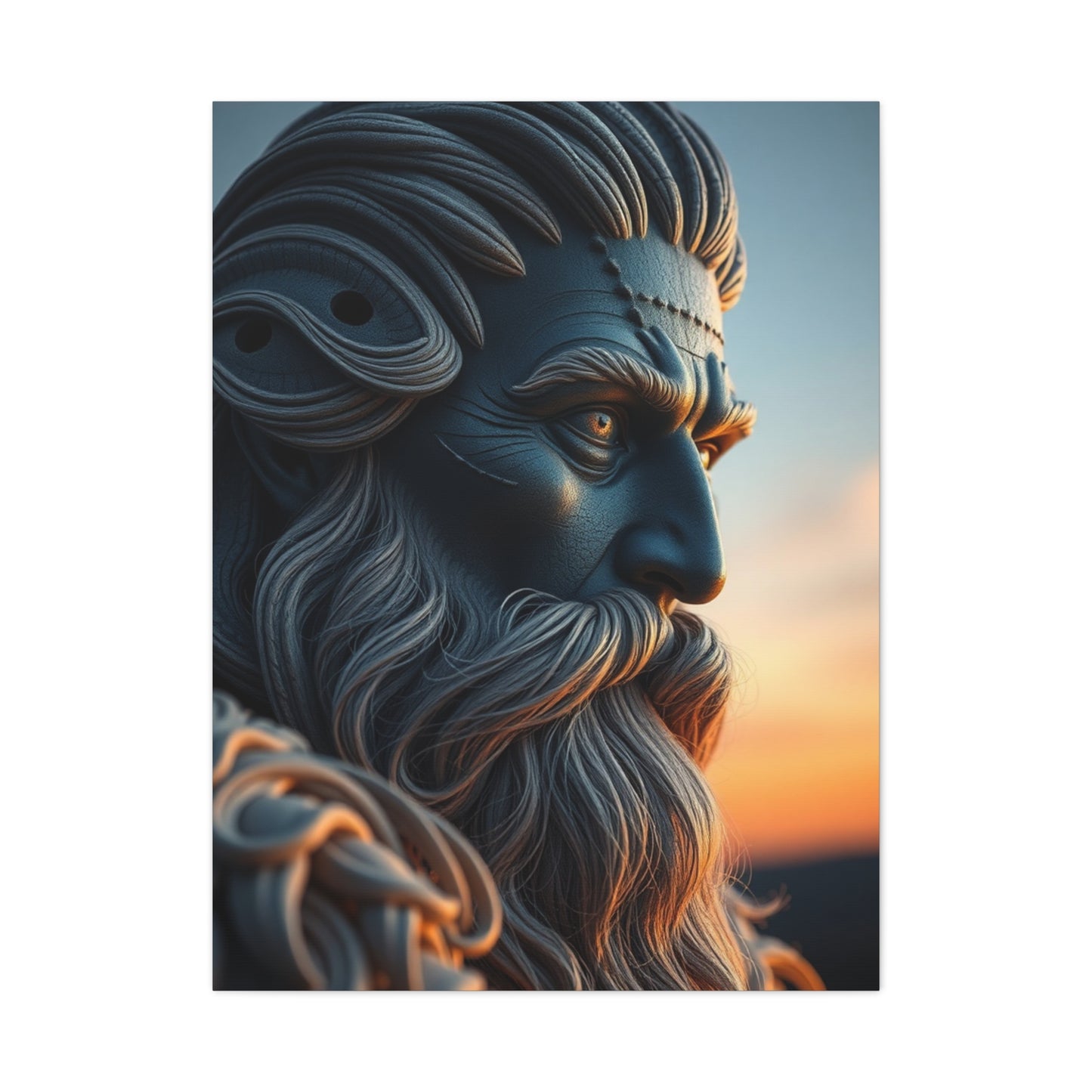 Silvery Elegance Canvas Wall Art & Canvas Print