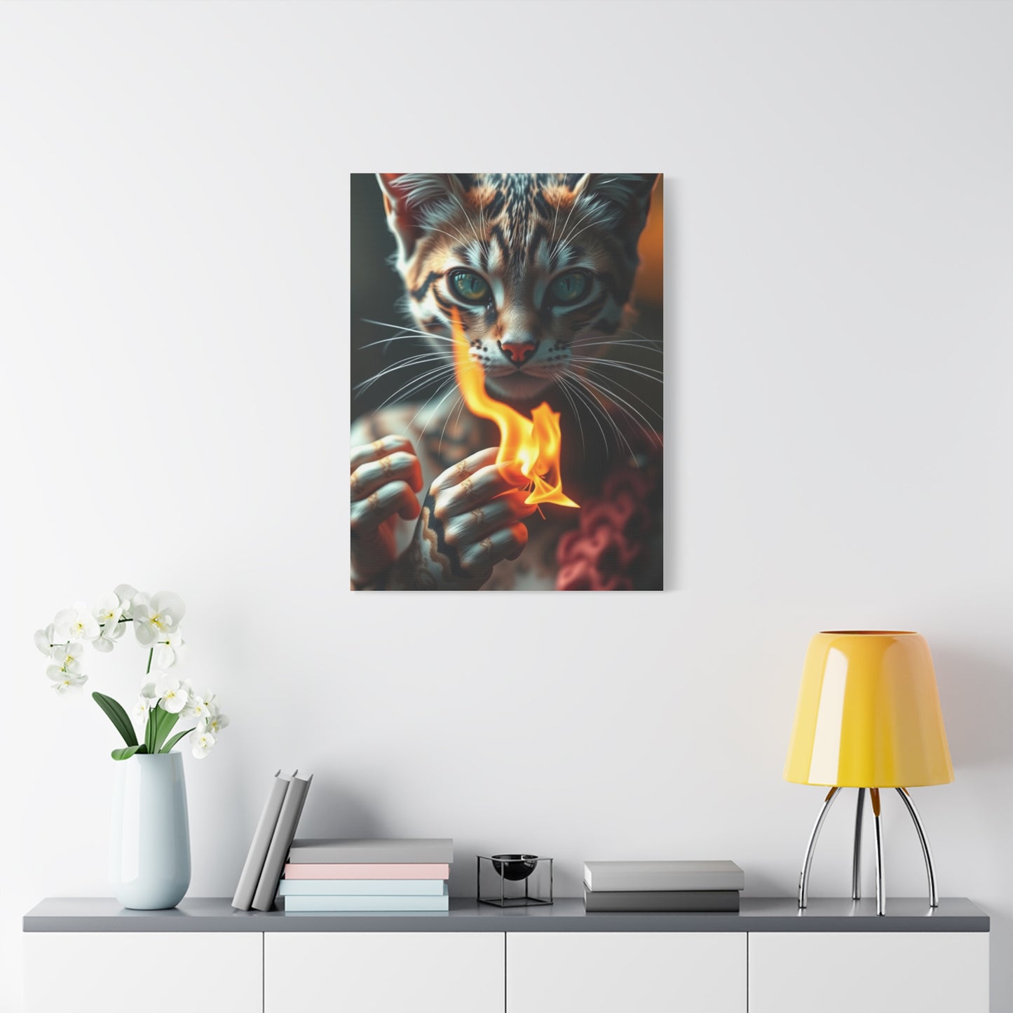 Catfight Art Refined Canvas Wall Art & Canvas Print