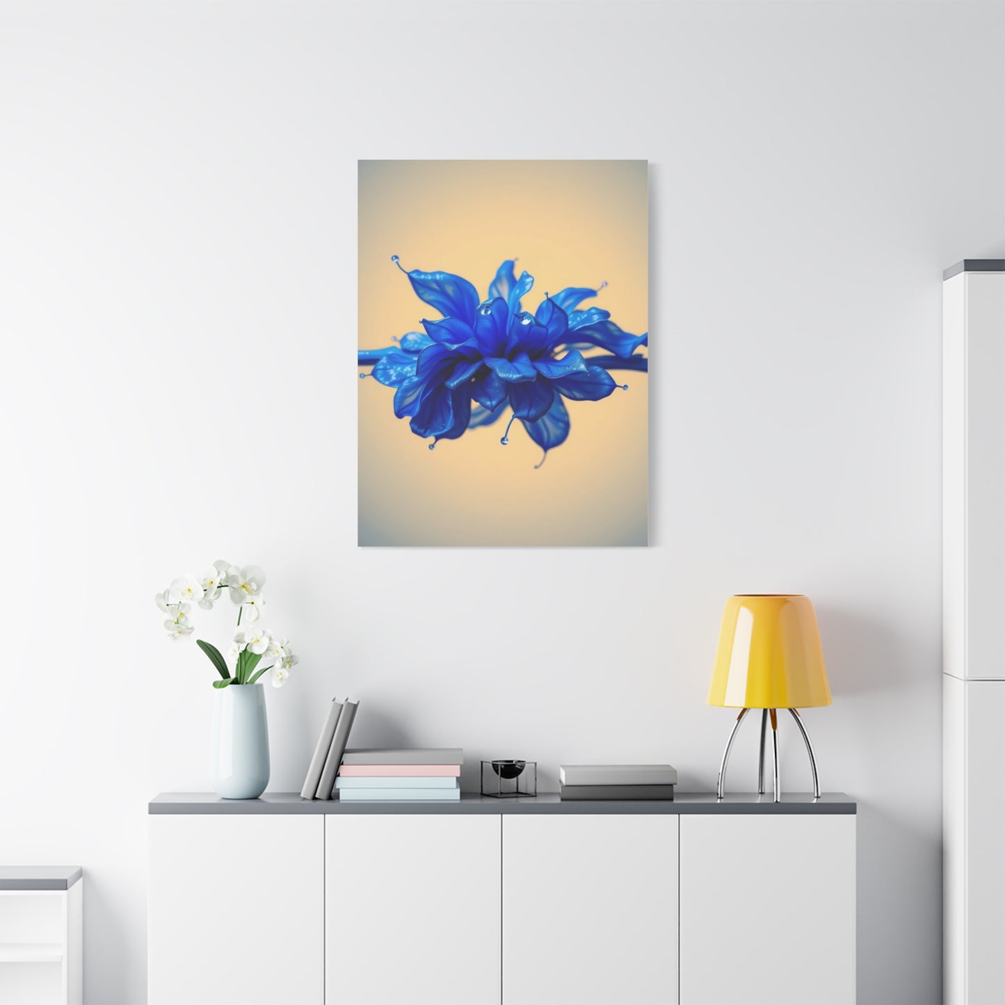 Supreme Blue & Gray Art Collection Wall Art & Canvas Print