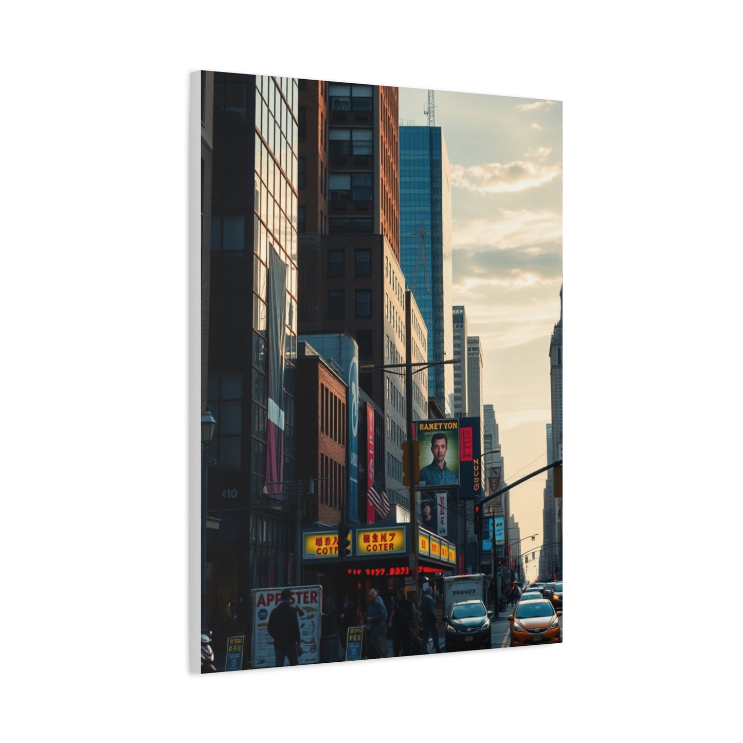Times Square Luminosity Wall Art & Canvas Print
