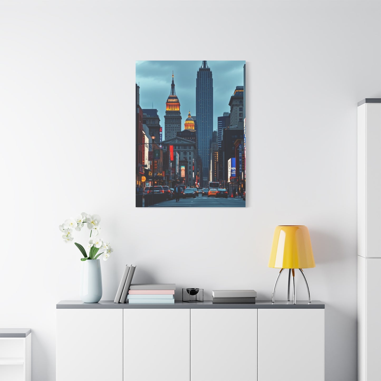City Lights Euphoria Art Wall Art & Canvas Print