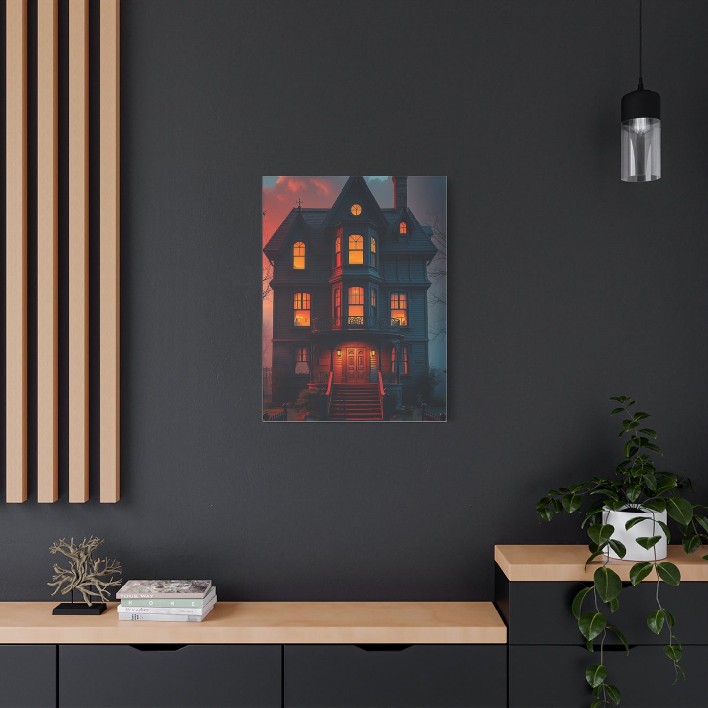 Masterpiece Haunted House Art Vision Wall Art & Canvas Print