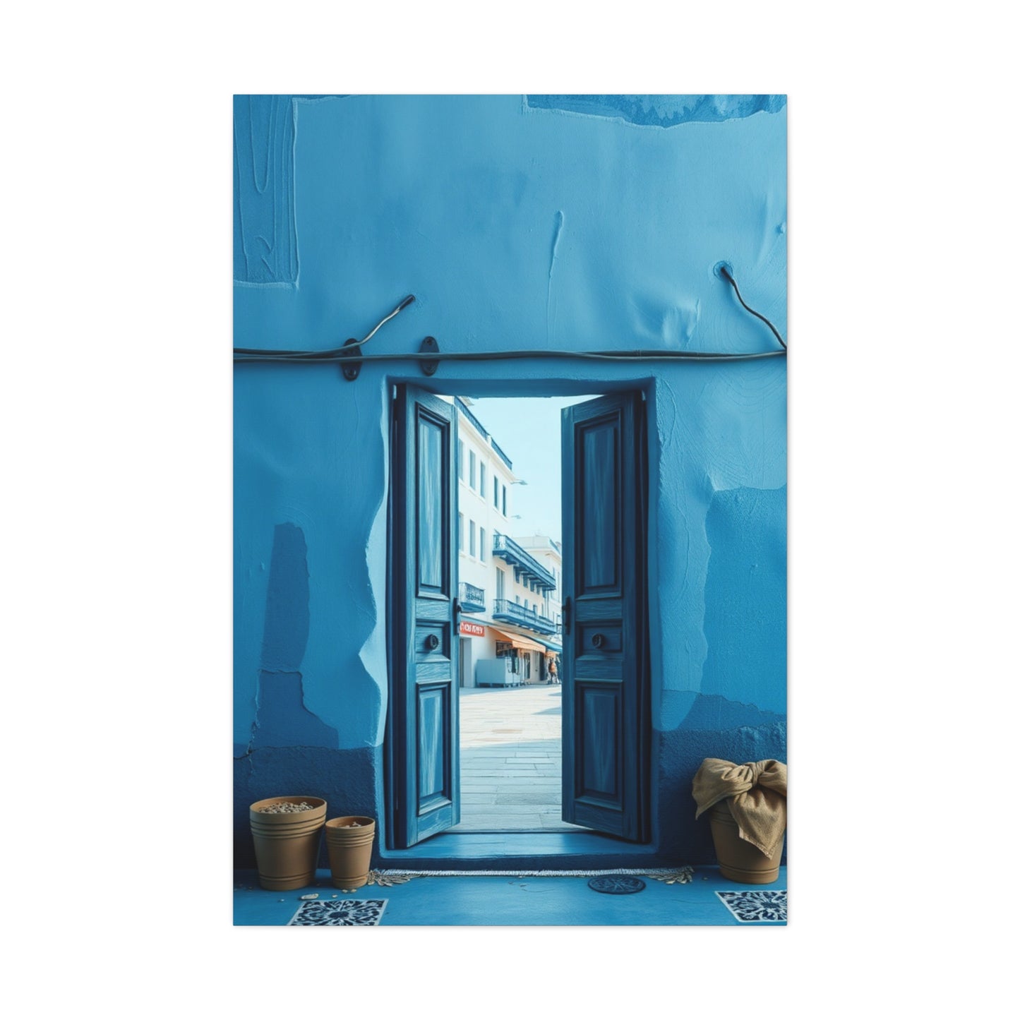 Blue and White Art Supreme Gallery Wall Art & Canvas Print