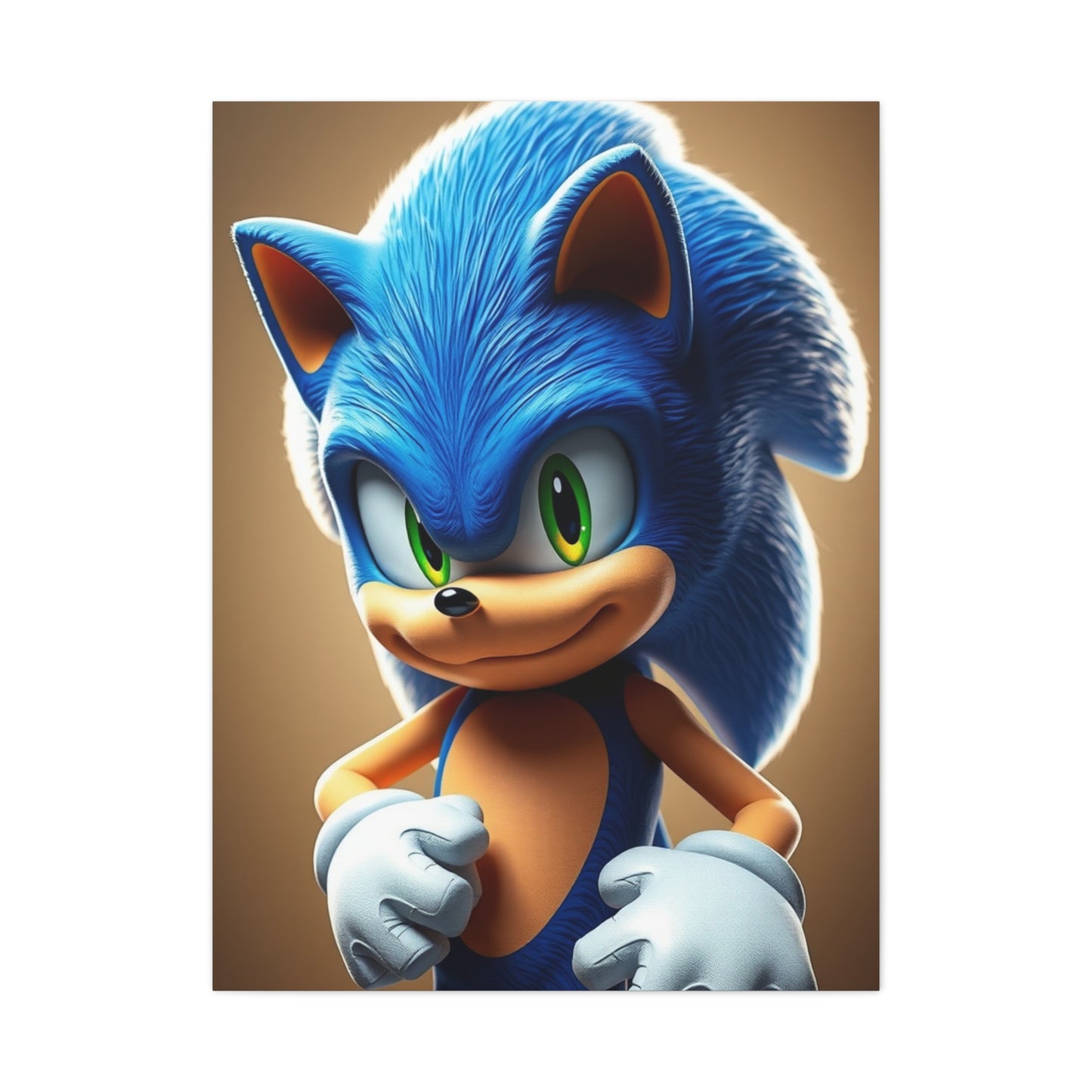 Vision Sonic the Hedgehog Art Art Wall Art & Canvas Print